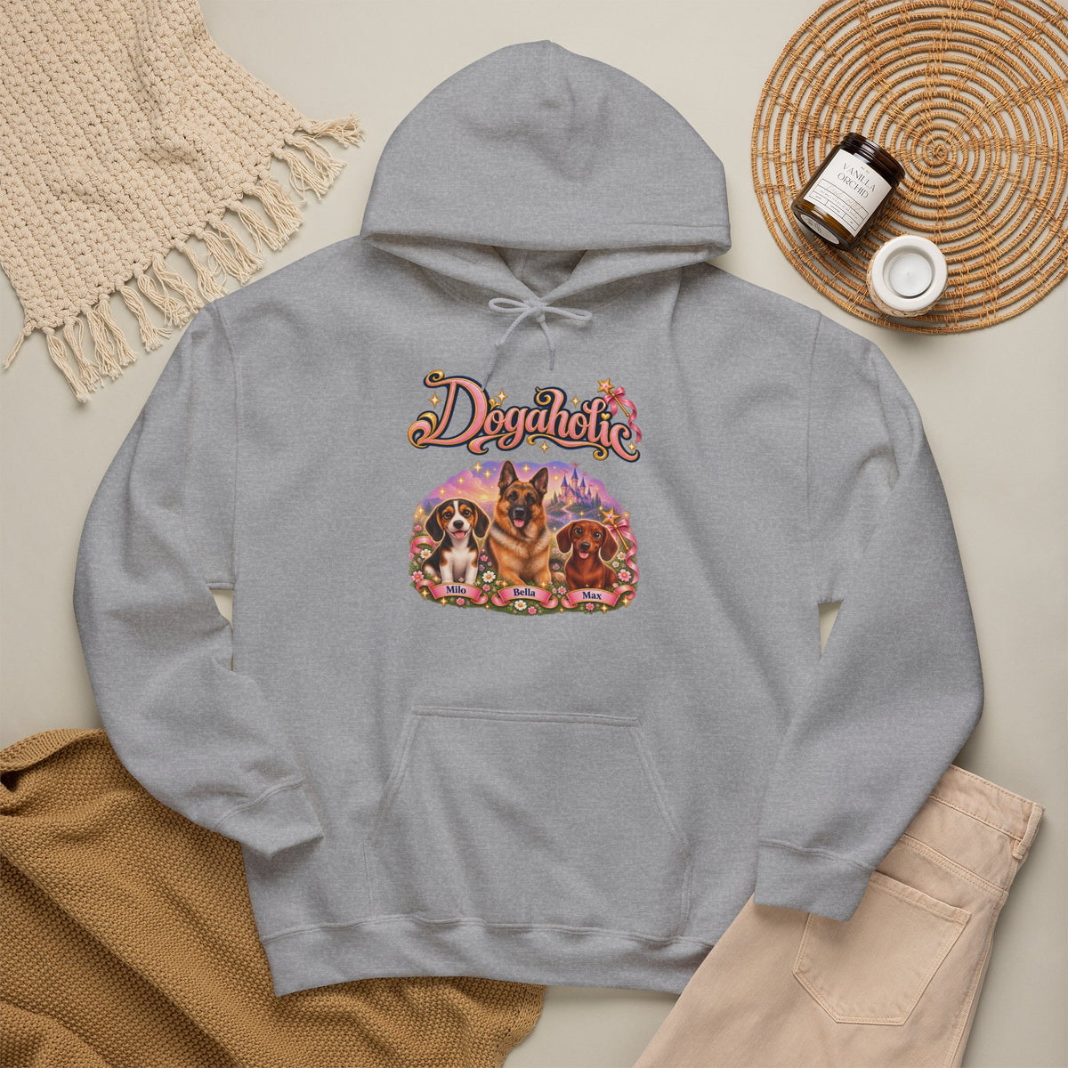 Personalized Dog Hoodie – Dogaholic Fairy Tale – photo 5