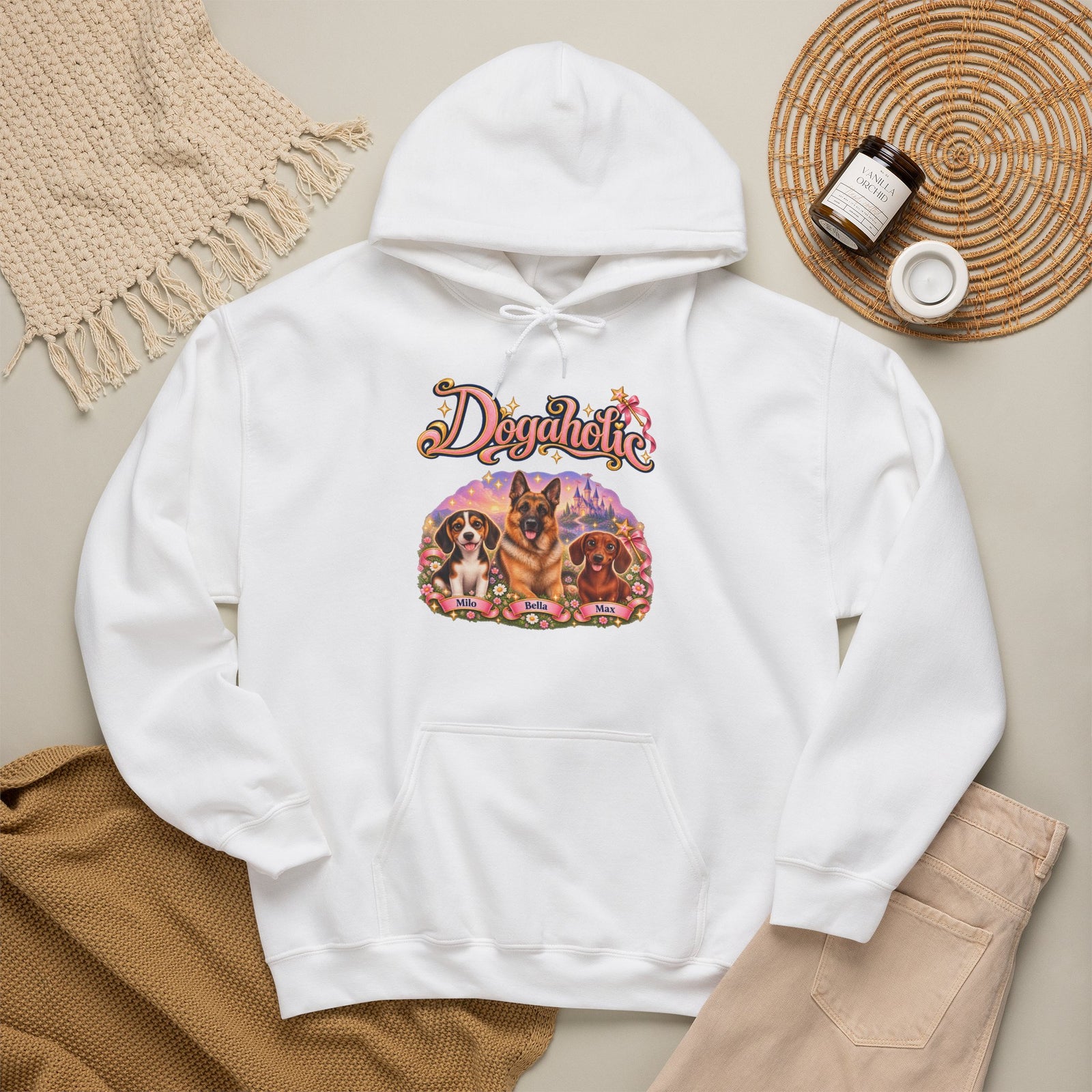 Personalized Dog Hoodie – Dogaholic Fairy Tale – photo 8
