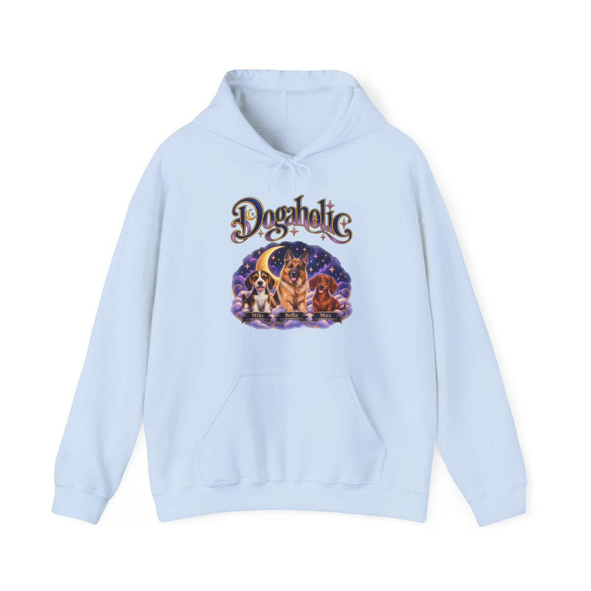 Personalized Dog Hoodie – Dogaholic Celestial Moon – Foto 19