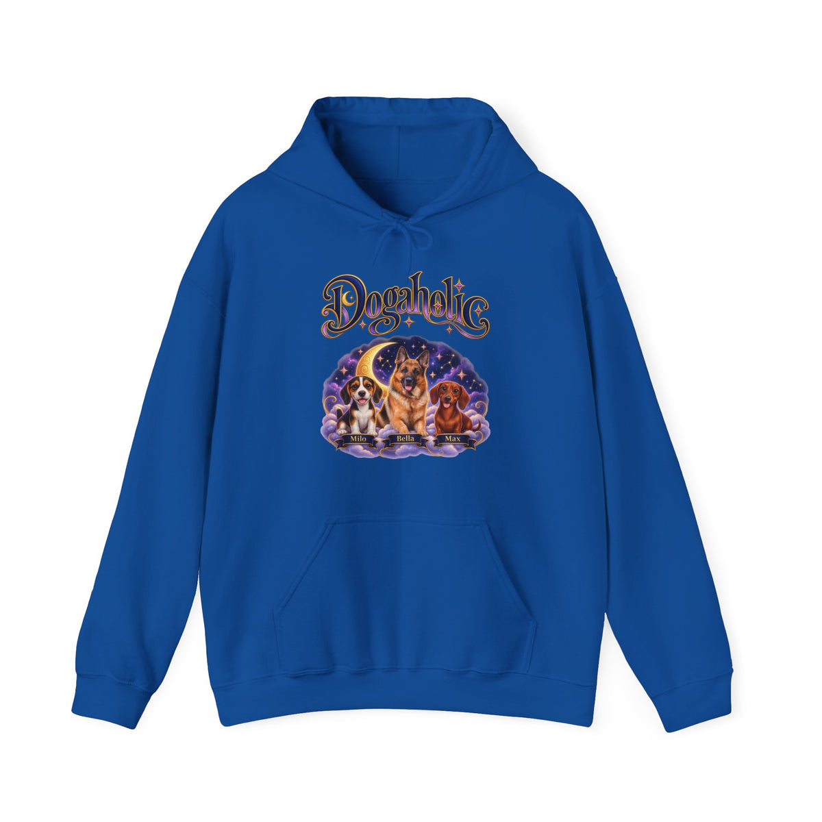 Personalized Dog Hoodie – Dogaholic Celestial Moon – Foto 13