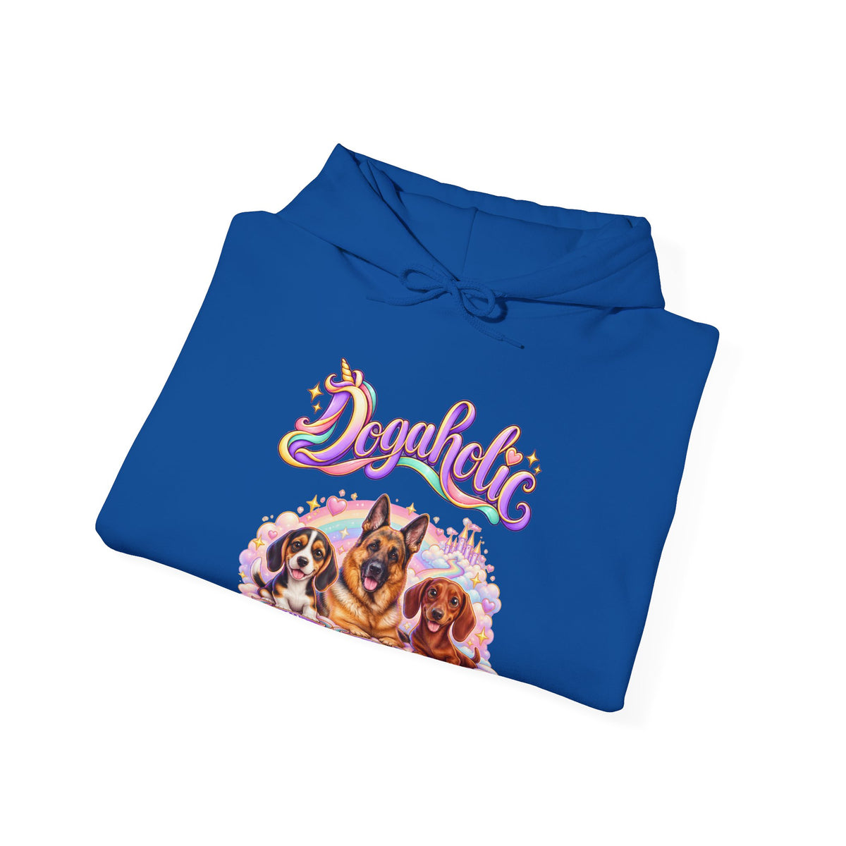 Personalized Dog Hoodie – Dogaholic Pastel Rainbow – photo 15