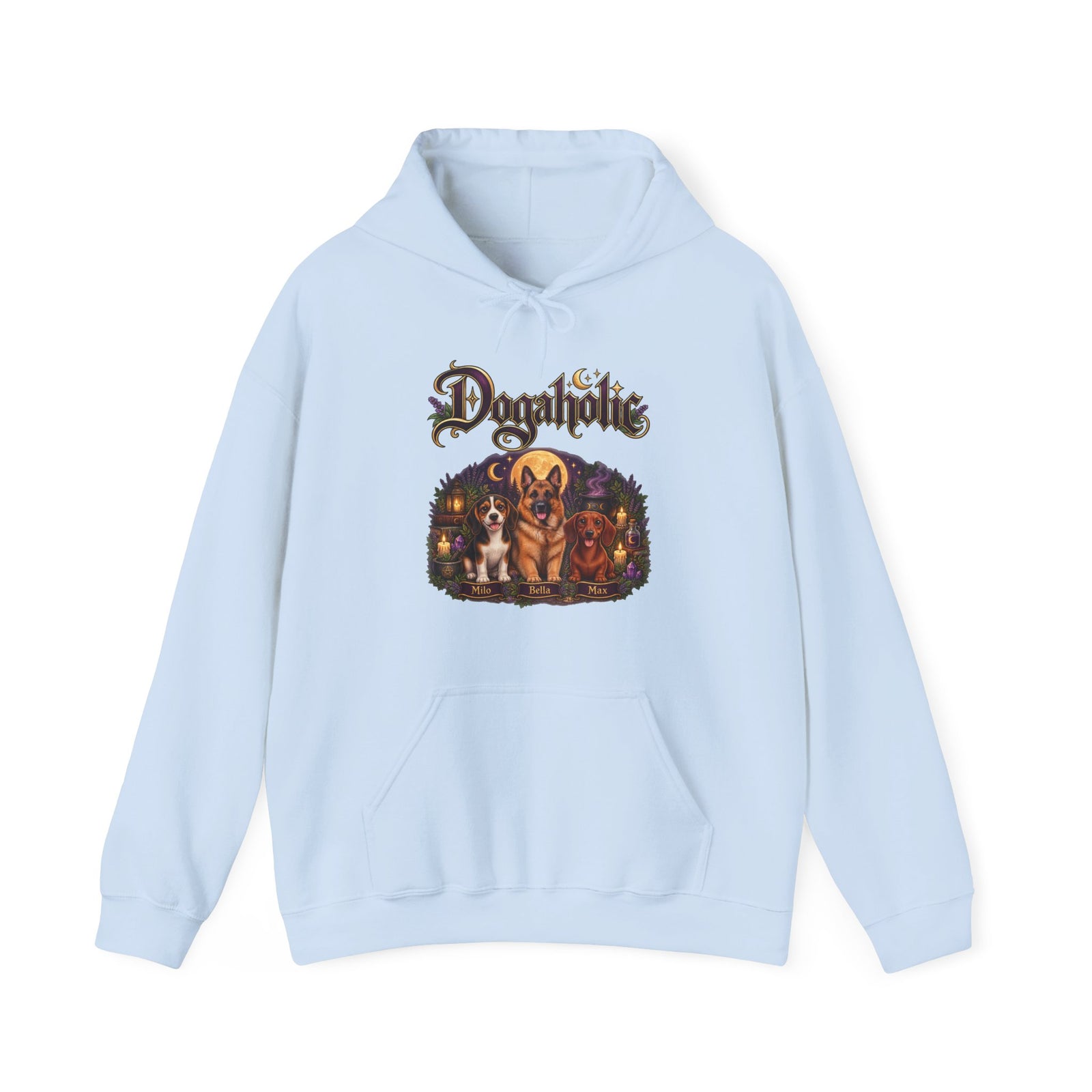 Personalized Dog Hoodie – Dogaholic Mystic Moonlight – photo 19