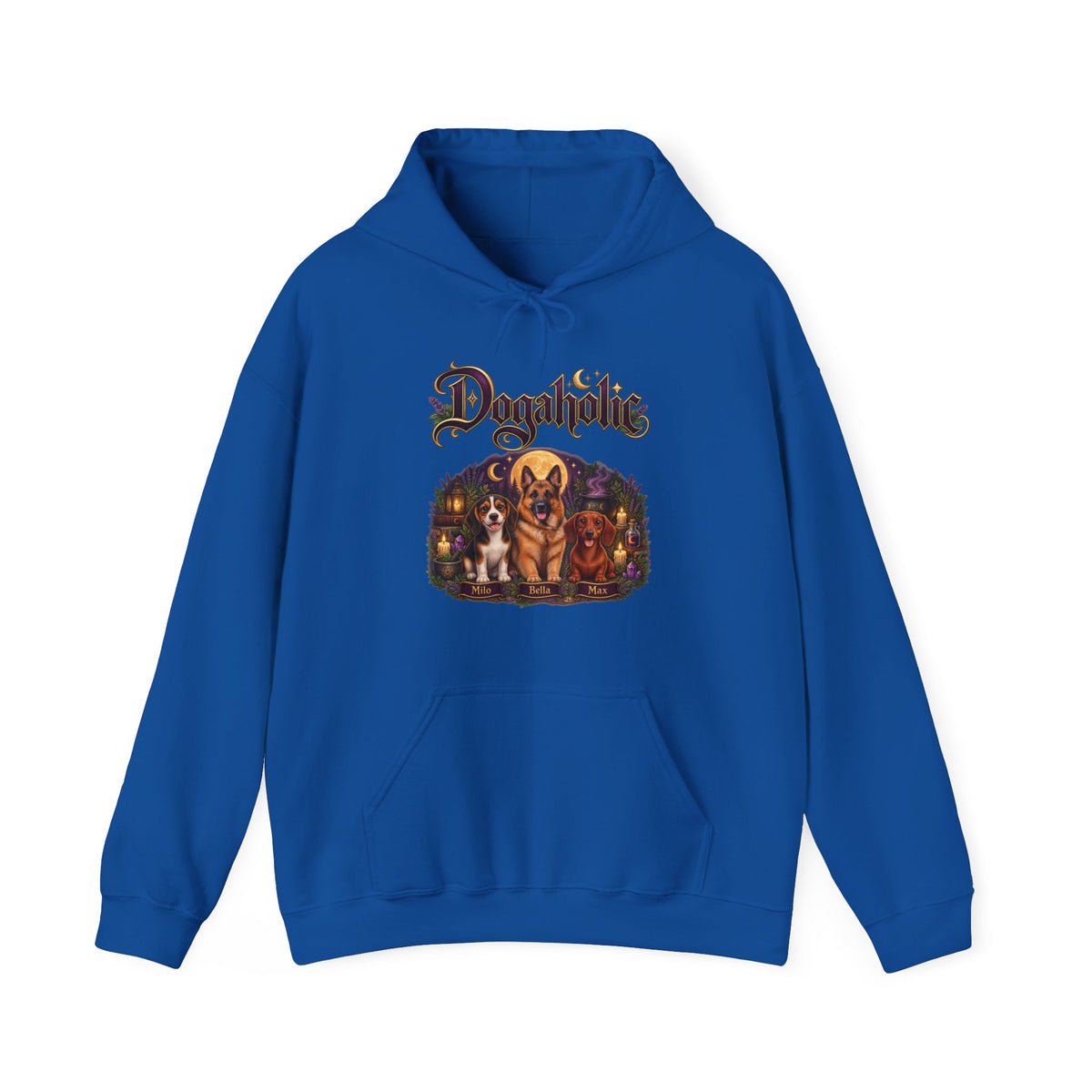 Personalized Dog Hoodie – Dogaholic Mystic Moonlight – photo 13