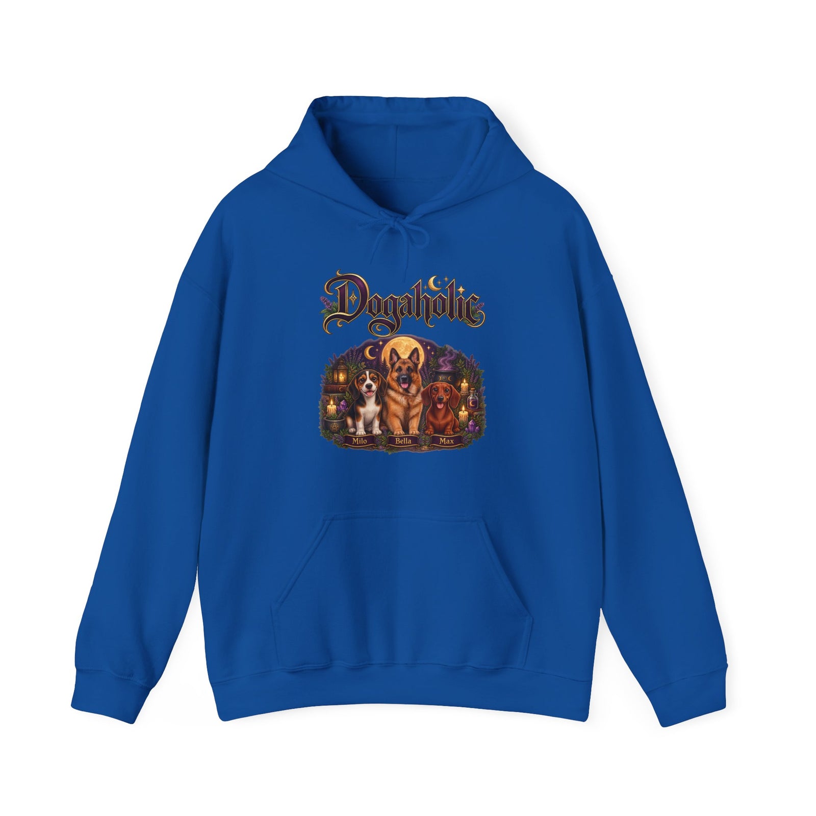 Personalized Dog Hoodie – Dogaholic Mystic Moonlight – photo 13