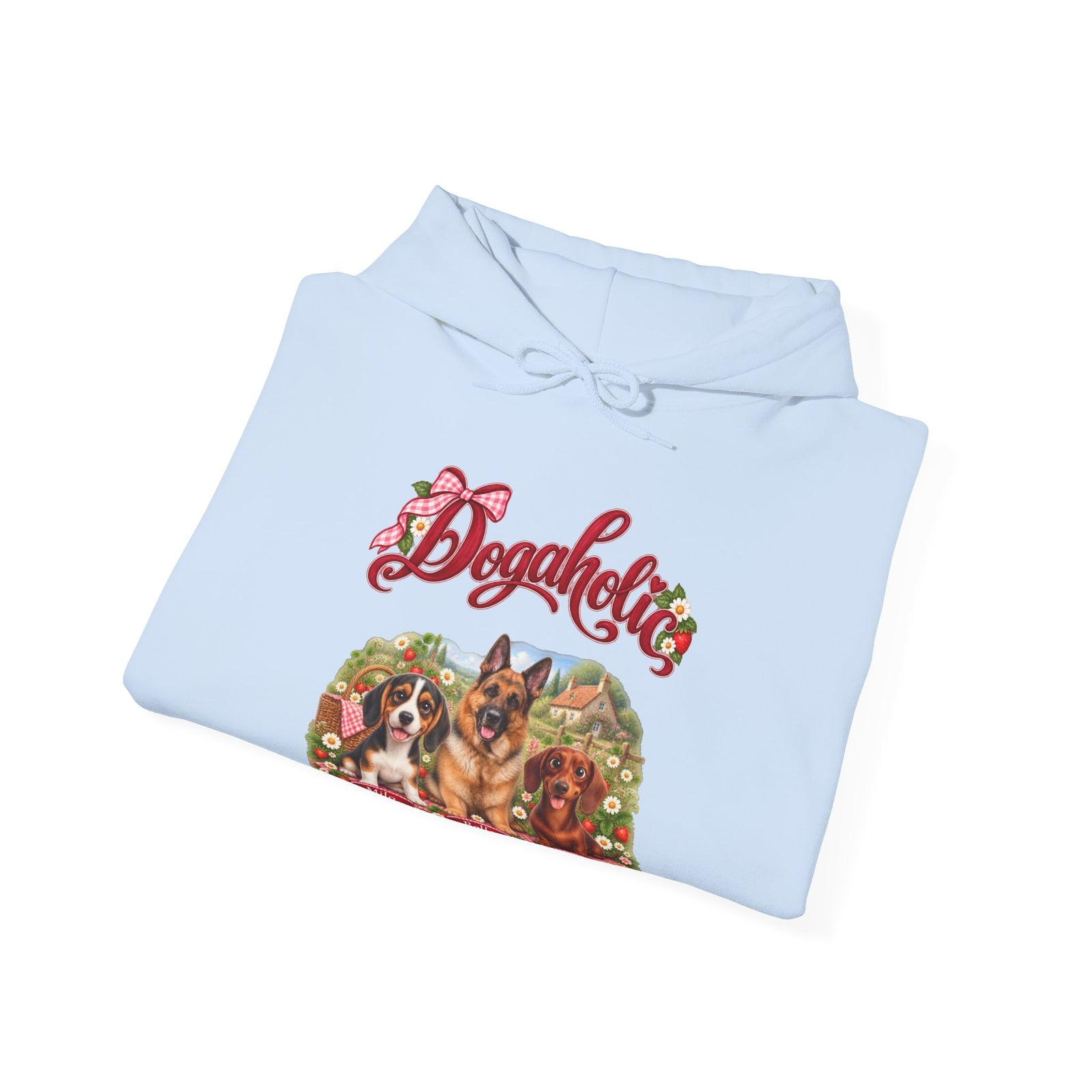 Personalized Dog Hoodie – Dogaholic Strawberry Picnic – Foto 21