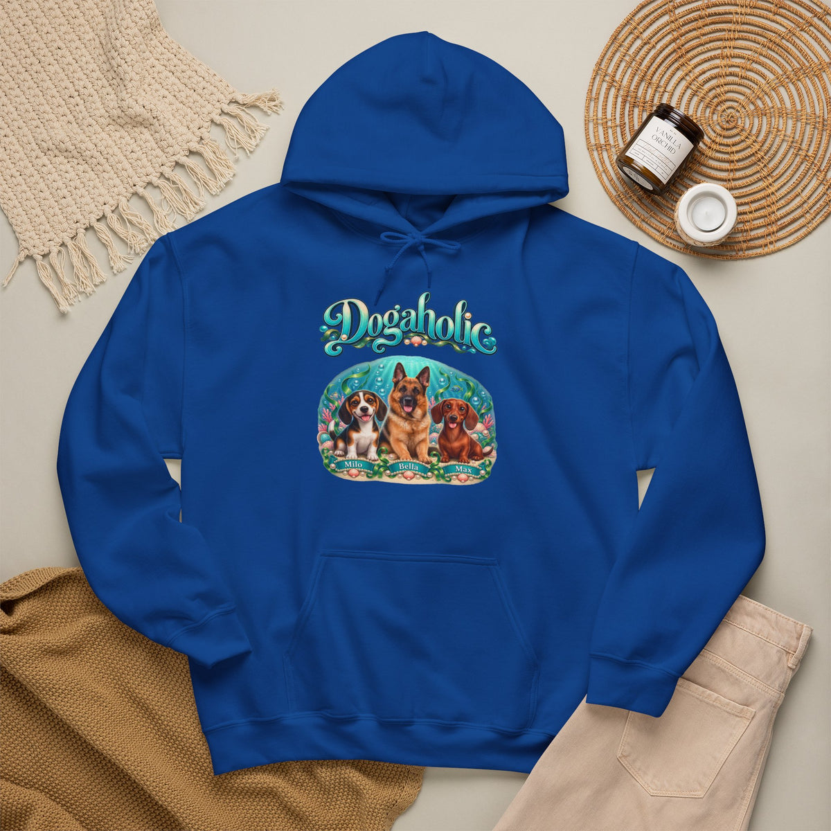 Personalized Dog Hoodie – Dogaholic Underwater – photo 14