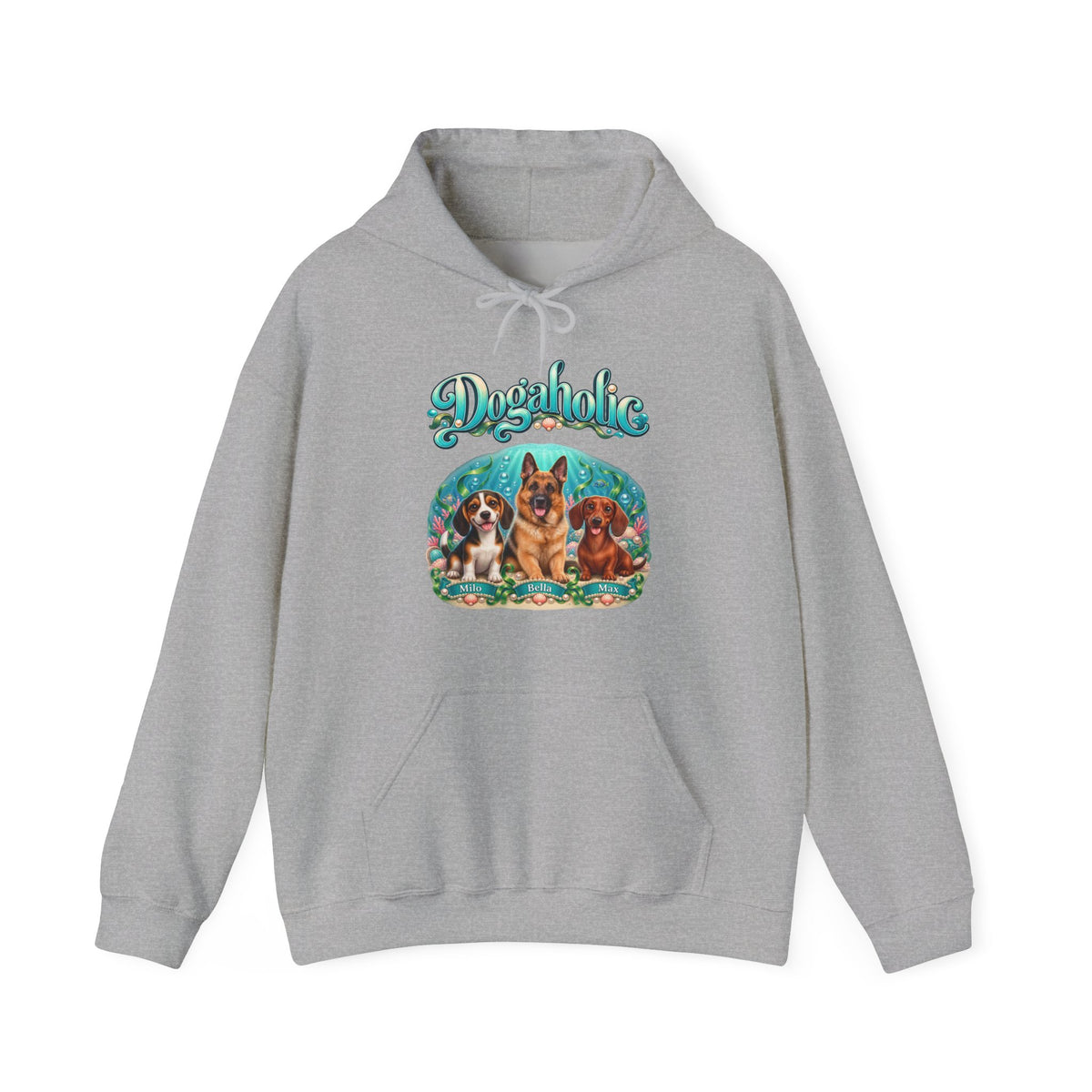 Personalized Dog Hoodie – Dogaholic Underwater – photo 4
