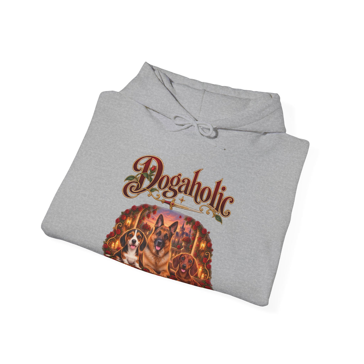 Personalized Dog Hoodie – Dogaholic Rose Fantasy – photo 6