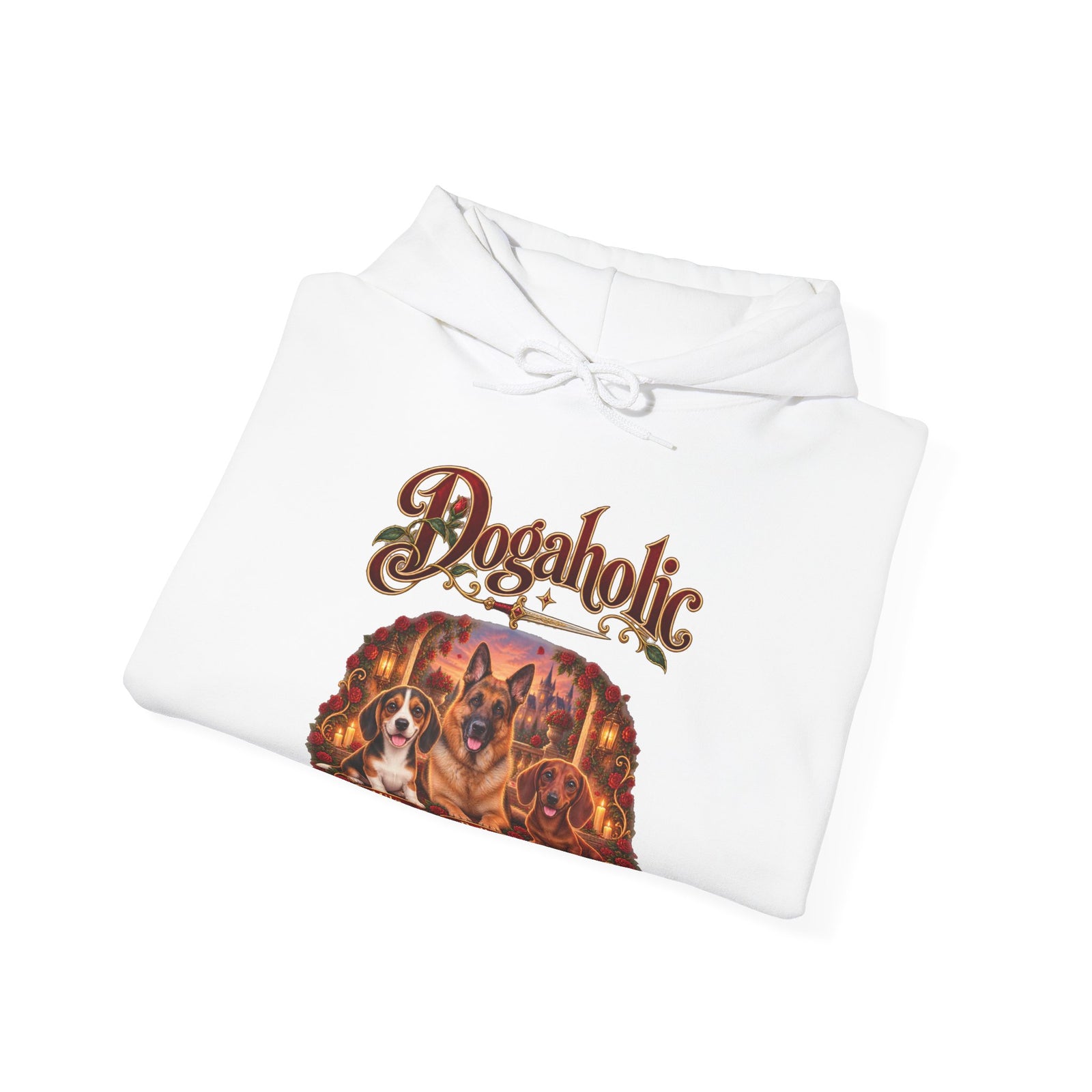Personalized Dog Hoodie – Dogaholic Rose Fantasy – photo 9