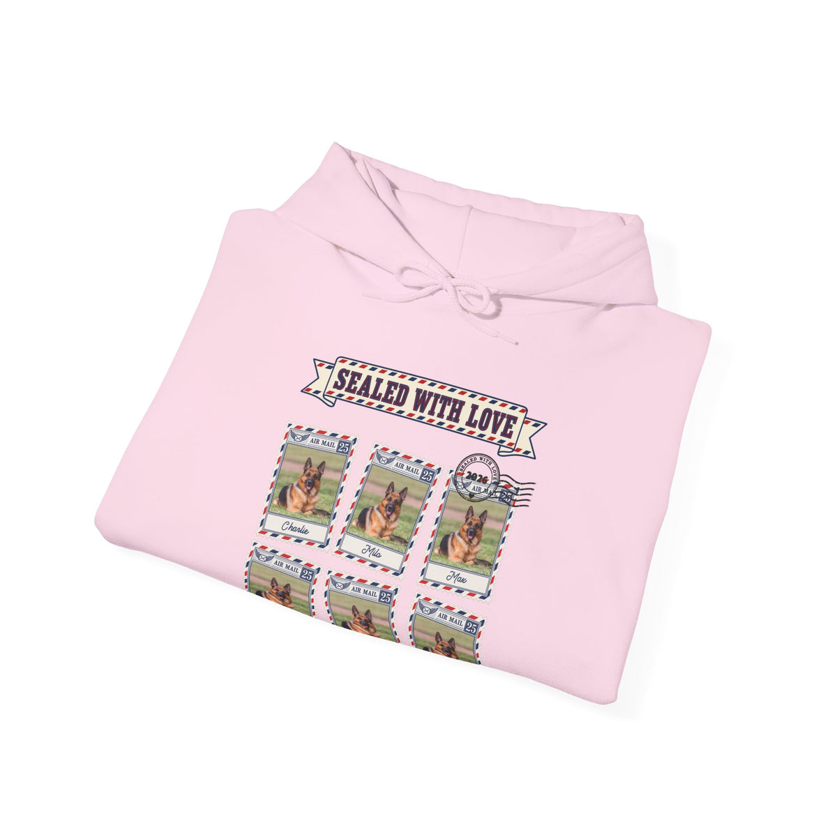 Personalized Dog Hoodie – Sealed With Love Air Mail – photo 18