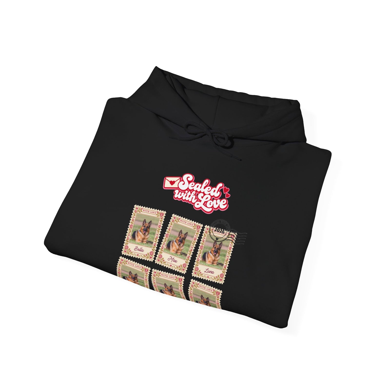 Personalized Dog Hoodie – Sealed with Love Stamps – photo 12