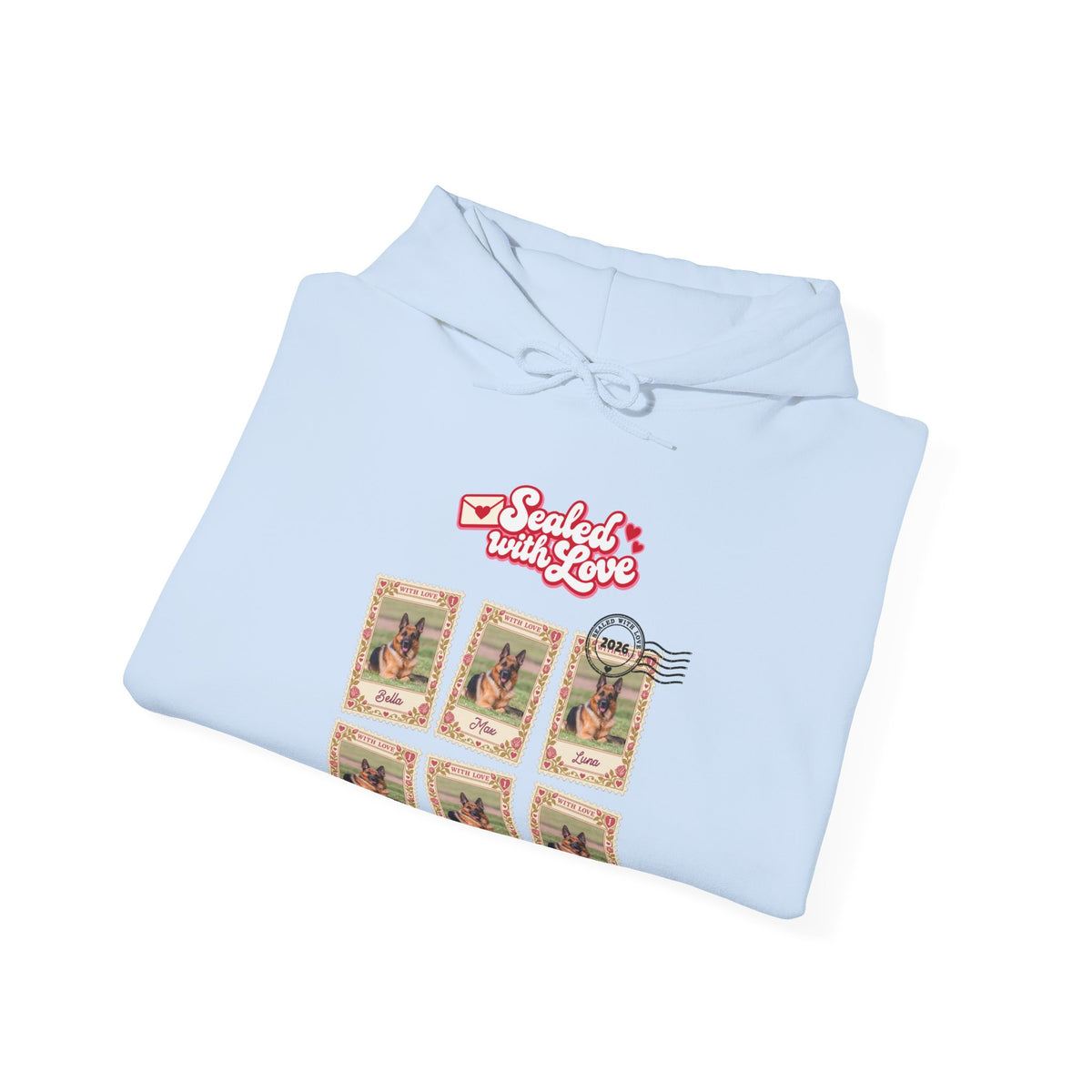 Personalized Dog Hoodie – Sealed with Love Stamps – photo 21