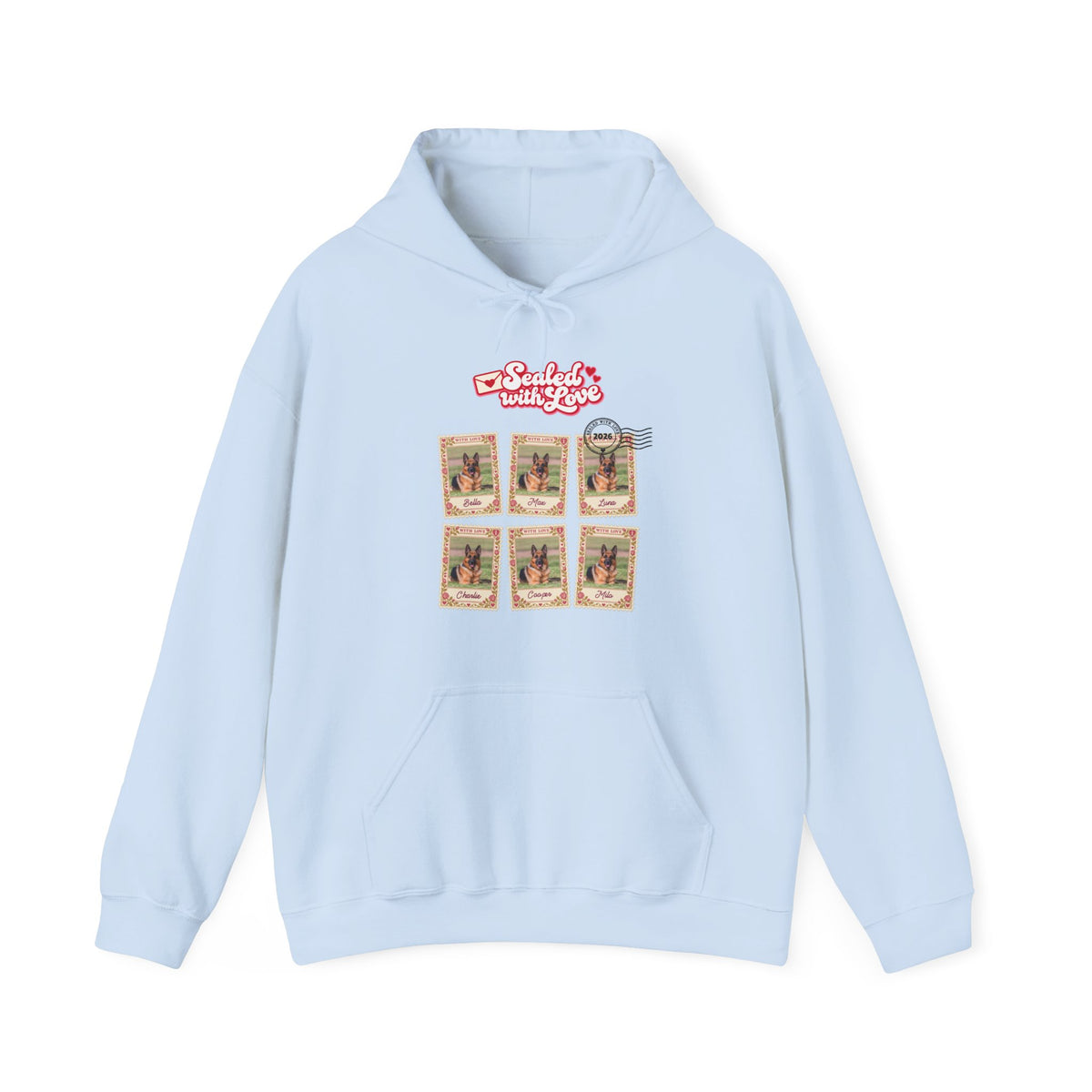 Personalized Dog Hoodie – Sealed with Love Stamps – photo 19