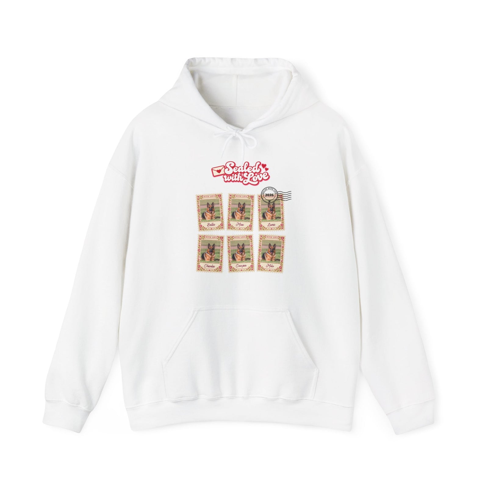 Personalized Dog Hoodie – Sealed with Love Stamps – photo 7