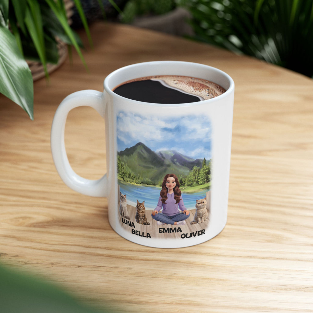 Tasse « Maman Chat » - Tasse personnalisée « Maman Chat »  – photo 4