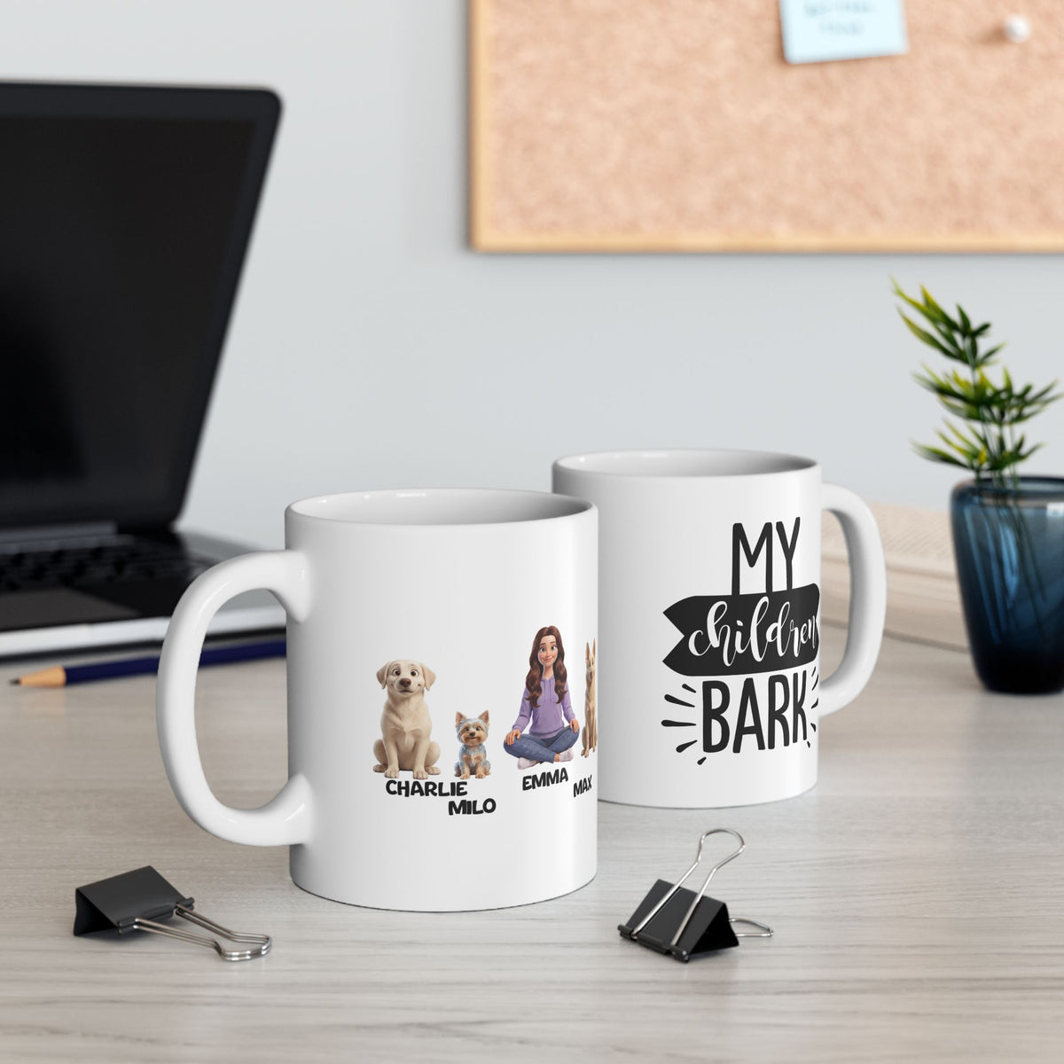 Dog Mom Mug - Personalized Dog Mom Mug with Up To 6 Dogs – photo 3