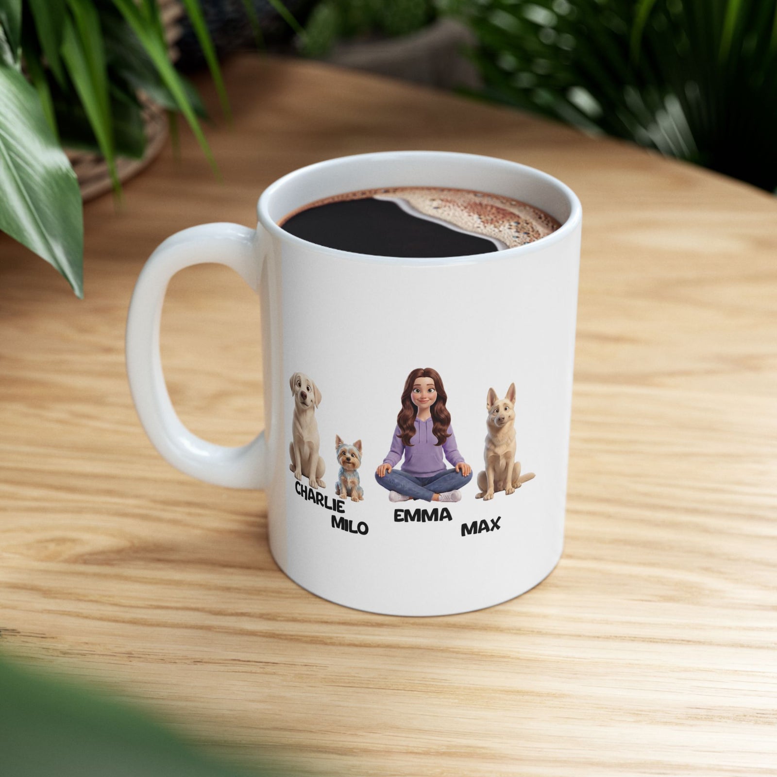Dog Mom Mug - Personalized Dog Mom Mug with Up To 6 Dogs – photo 4