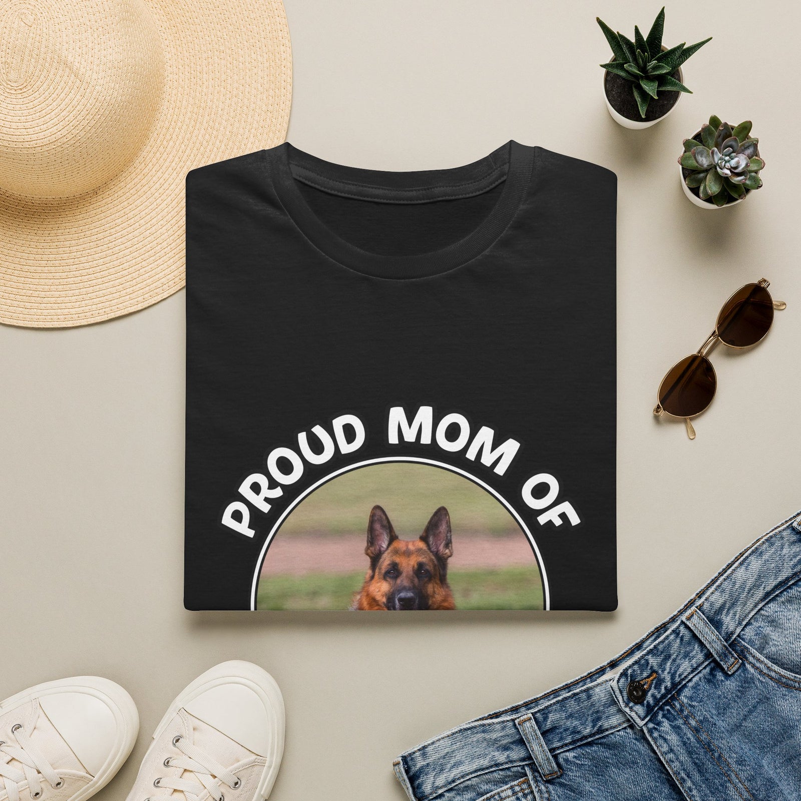 Personalized Graphic Tee – Proud Mom Photo Banner – photo 17