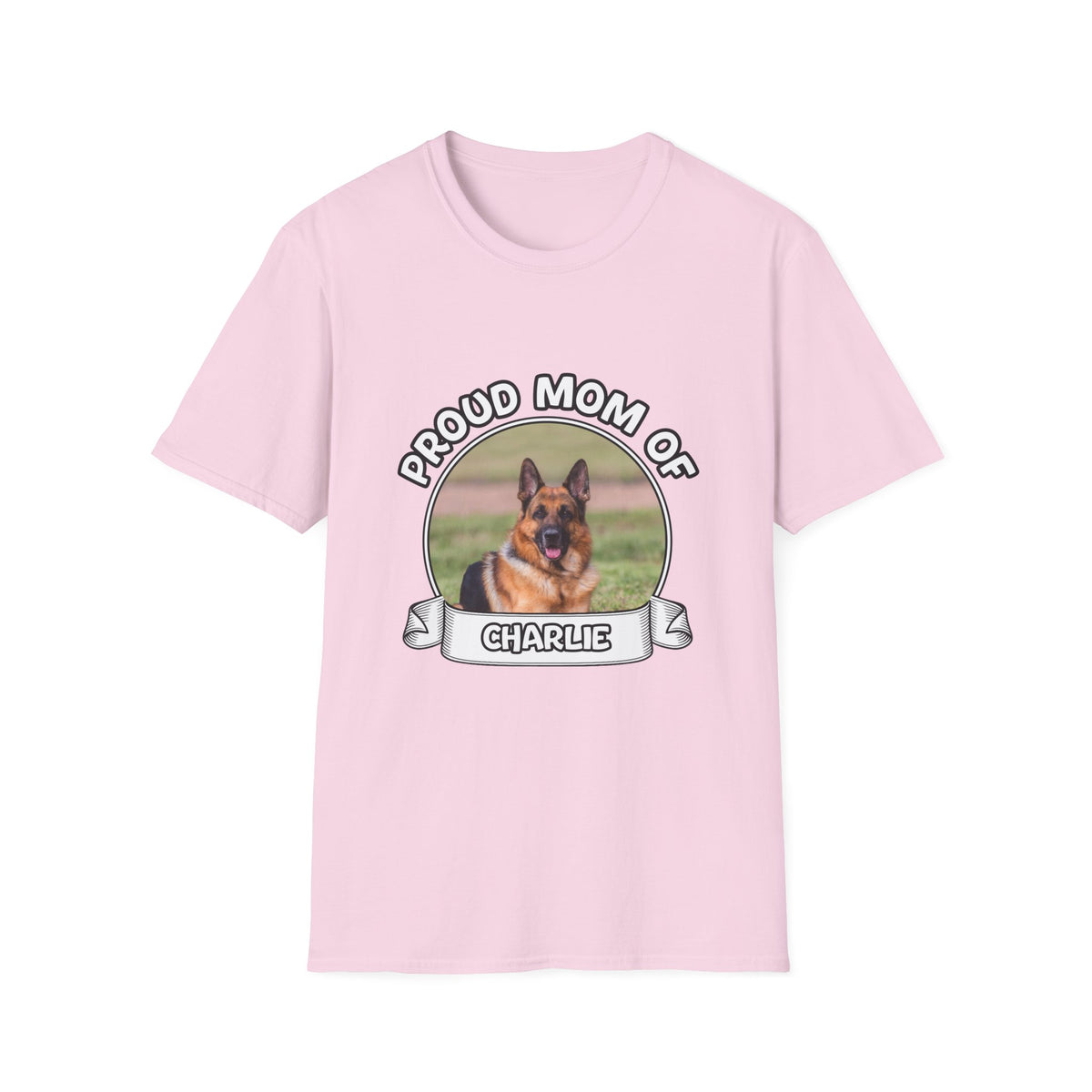 Personalized Graphic Tee – Proud Mom Photo Banner – photo 19