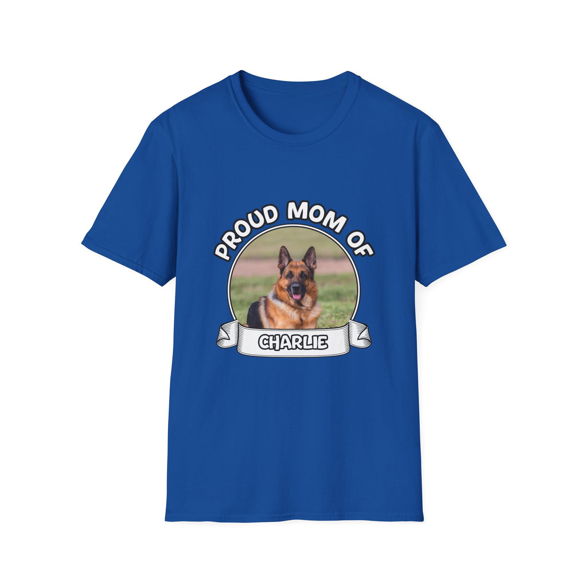 Personalized Graphic Tee – Proud Mom Photo Banner – photo 7