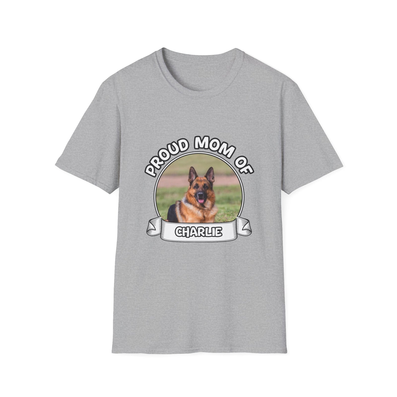 Personalized Graphic Tee – Proud Mom Photo Banner – photo 10