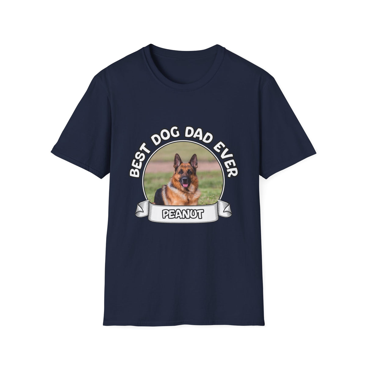 Personalized Graphic Tee – Best Dog Dad Ever – Foto 4