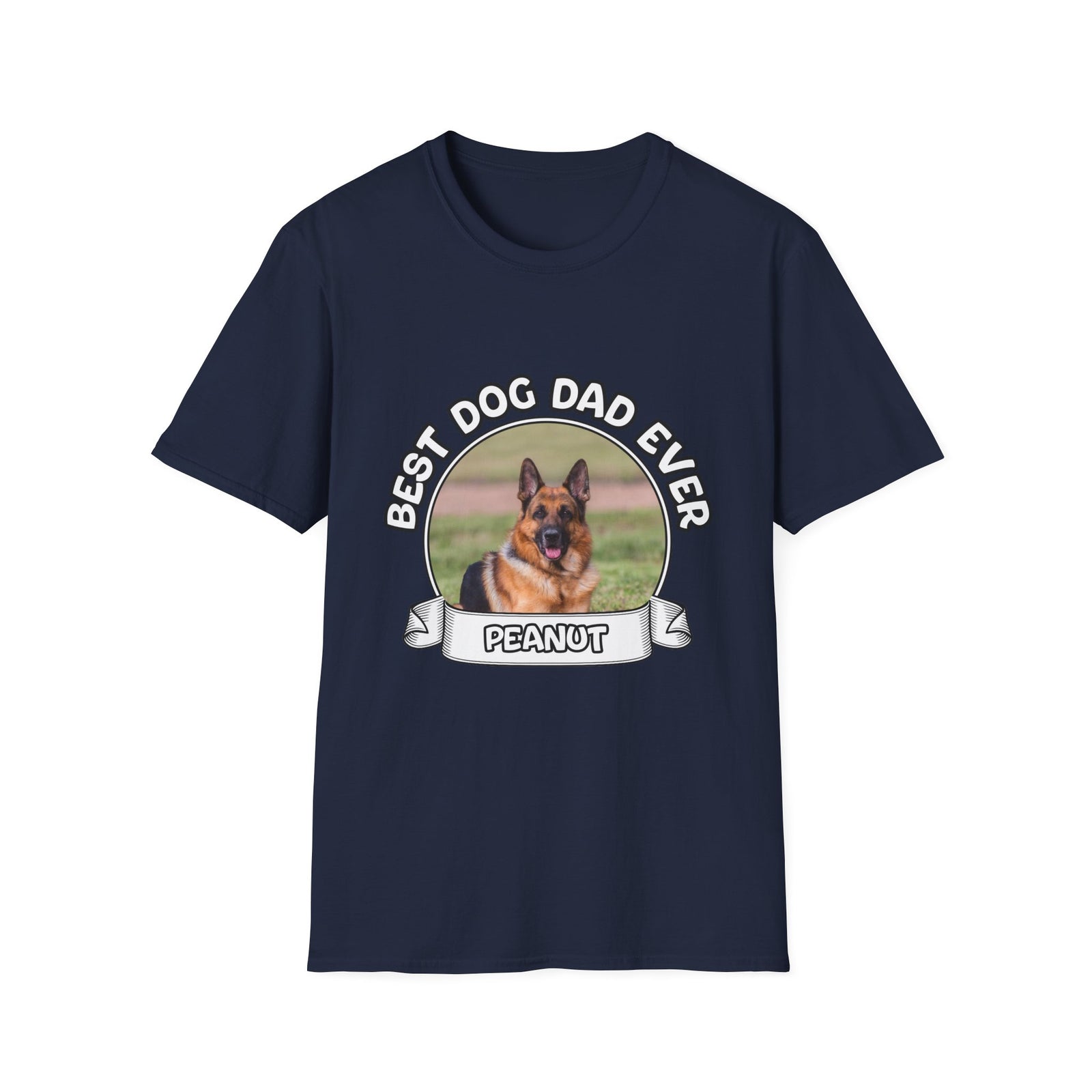 Personalized Graphic Tee – Best Dog Dad Ever – Foto 4