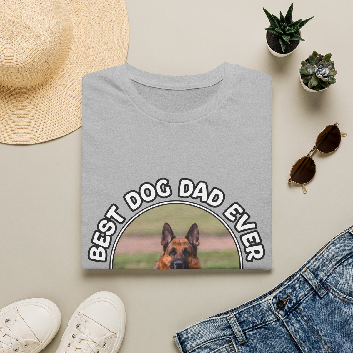 Personalized Graphic Tee – Best Dog Dad Ever – Foto 11