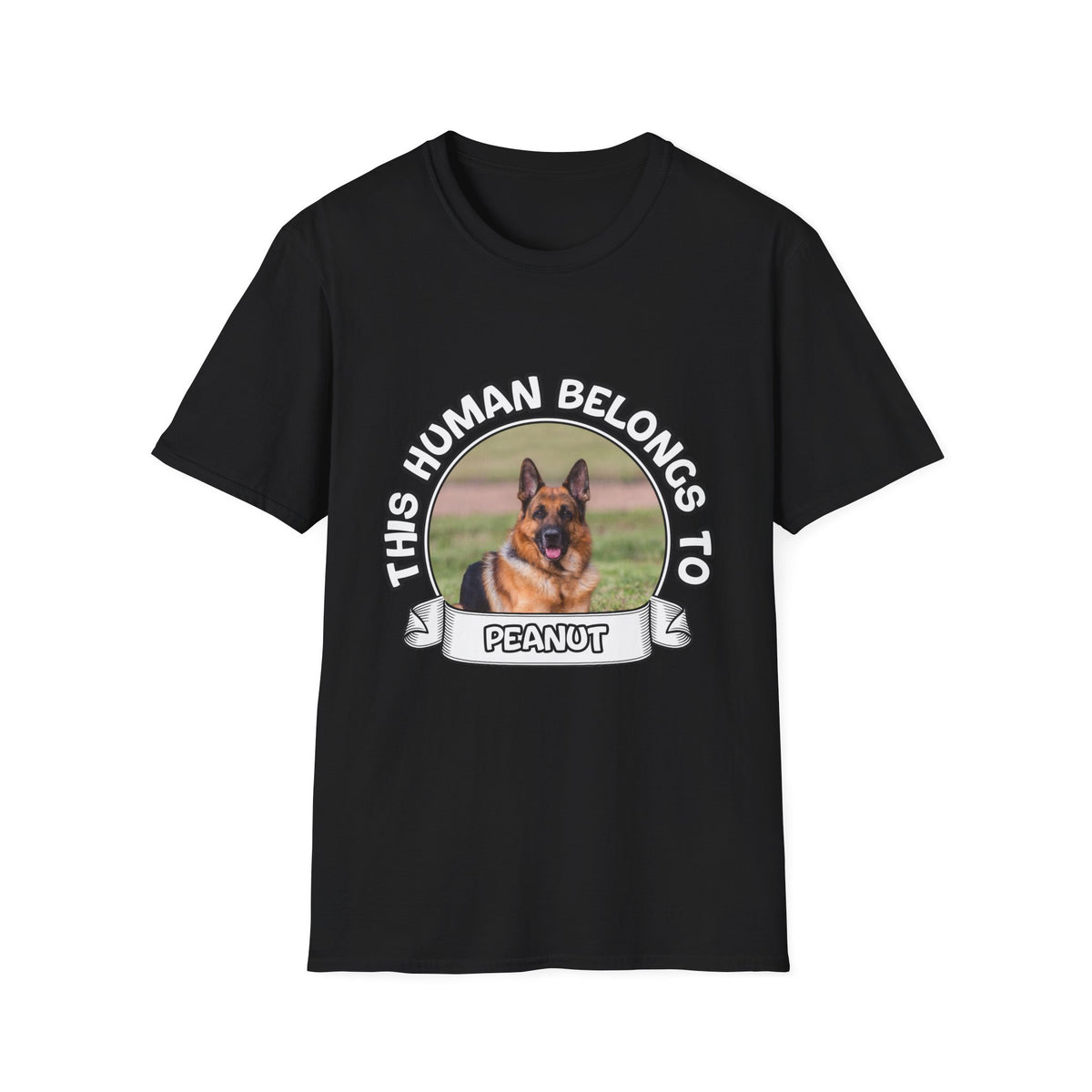 Personalized Graphic Tee – This Human Belongs To – Foto 16