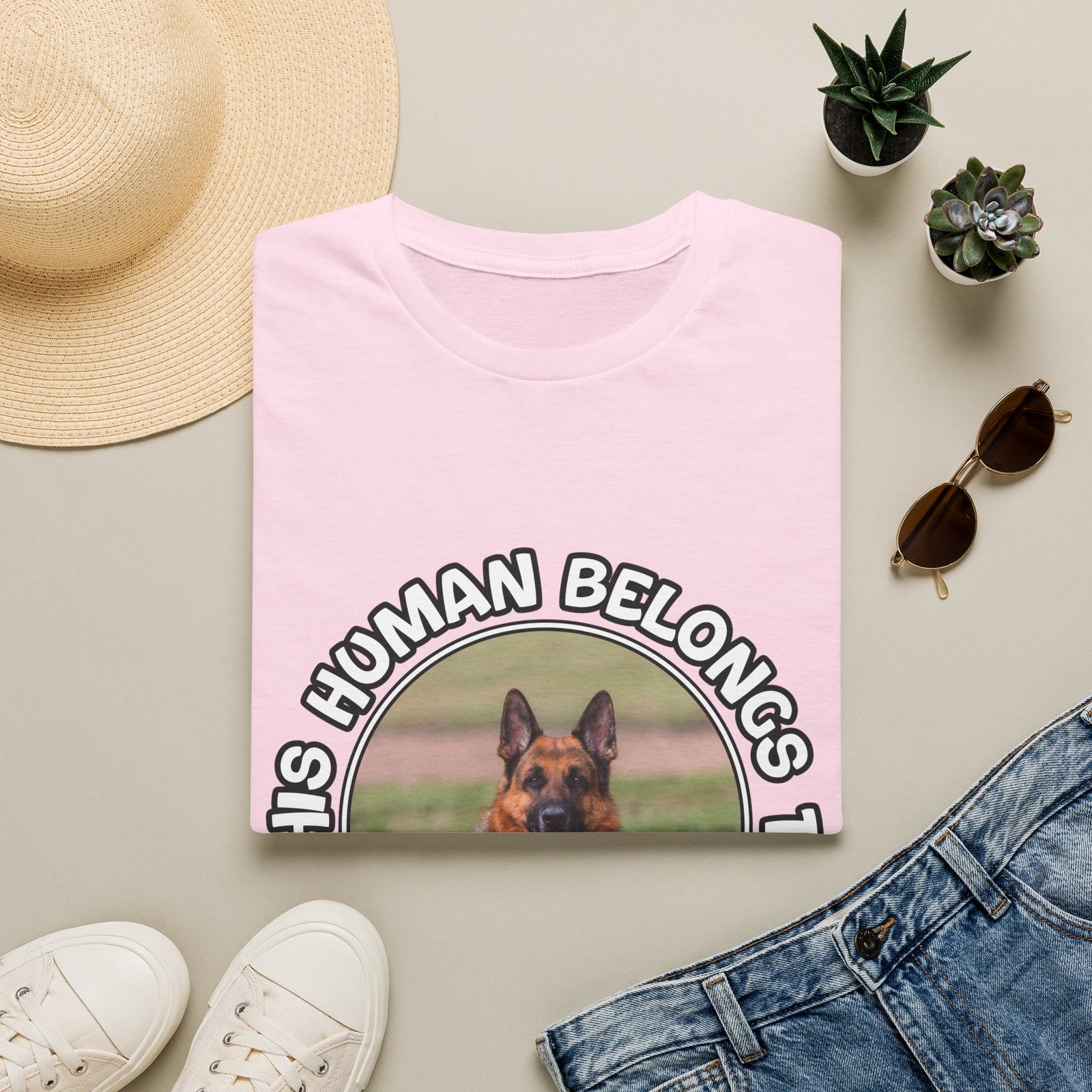 Personalized Graphic Tee – This Human Belongs To – Foto 20