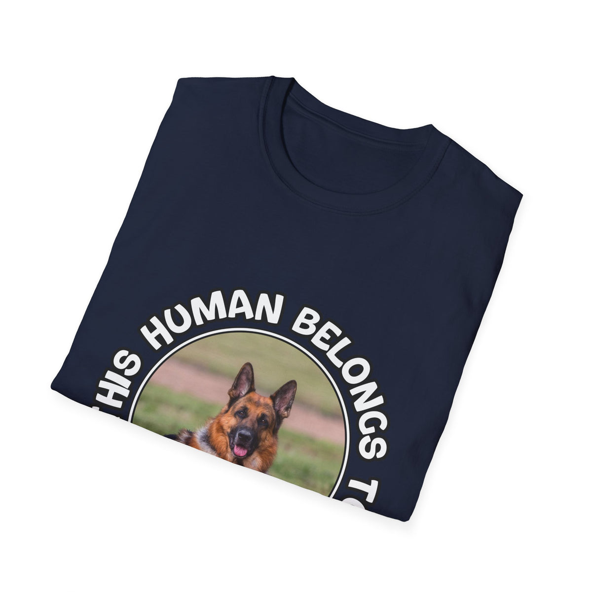 Personalized Graphic Tee – This Human Belongs To – Foto 6