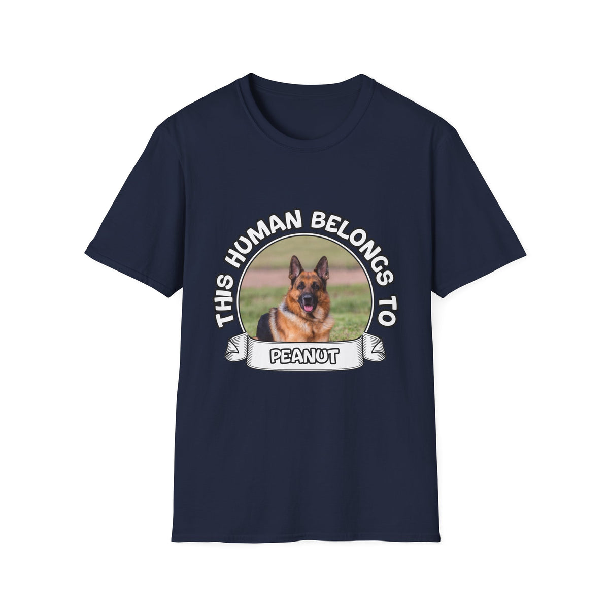 Personalized Graphic Tee – This Human Belongs To – Foto 4