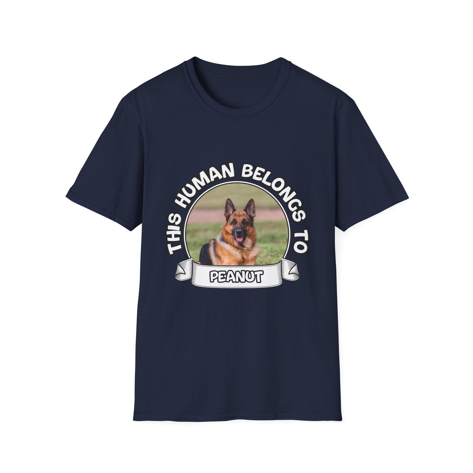 Personalized Graphic Tee – This Human Belongs To – Foto 4