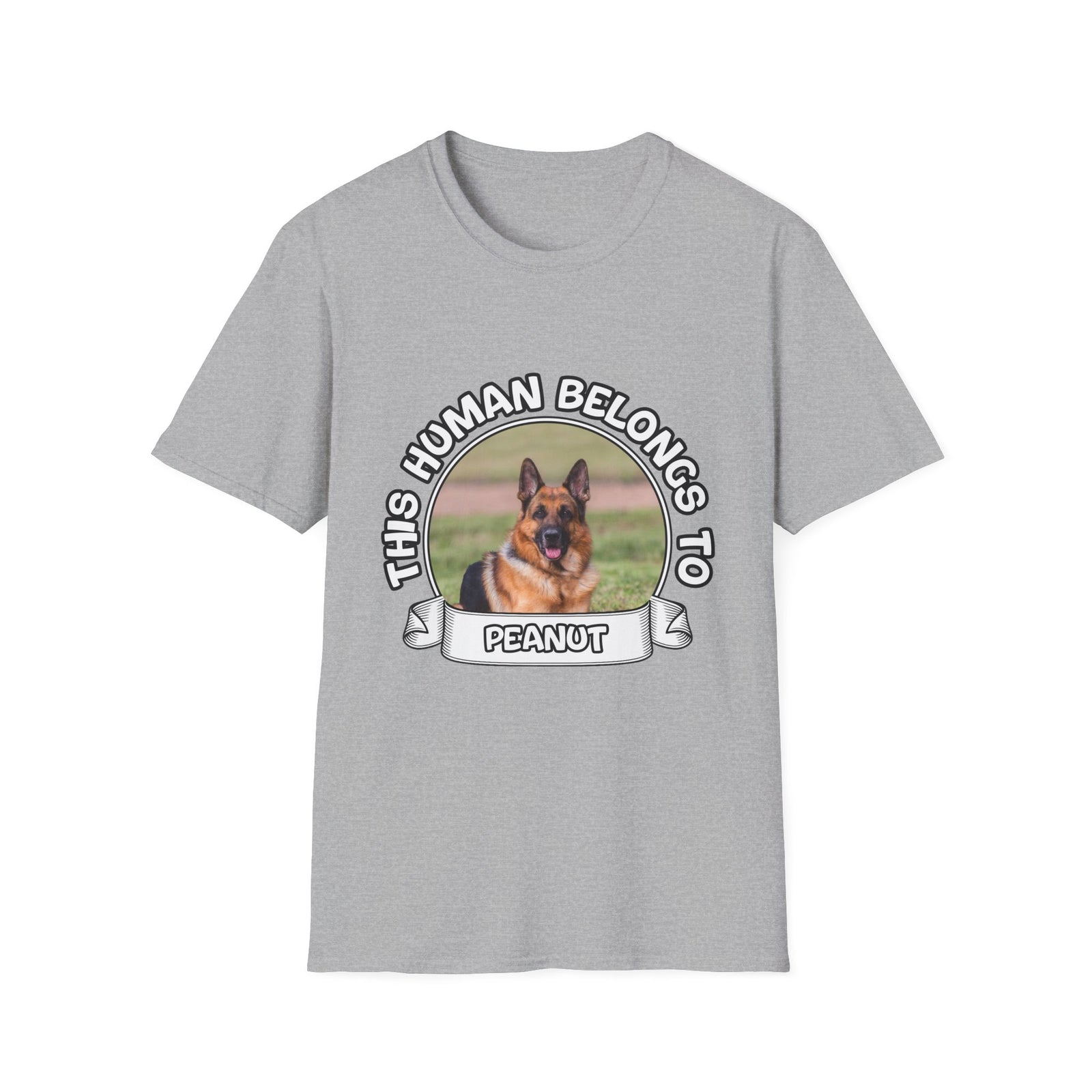 Personalized Graphic Tee – This Human Belongs To – Foto 10
