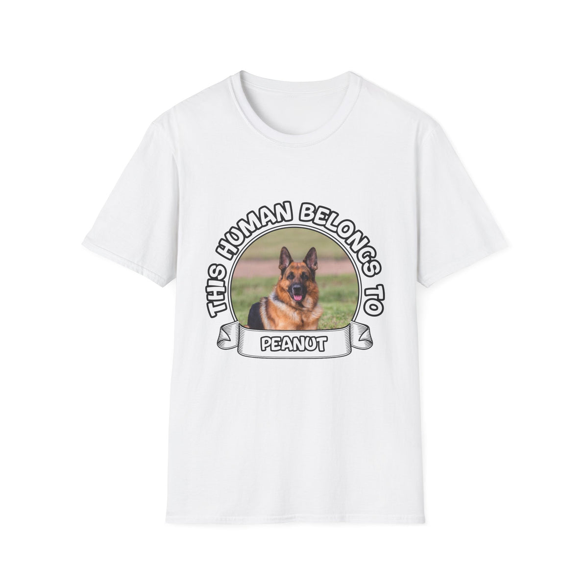 Personalized Graphic Tee – This Human Belongs To – Foto 13