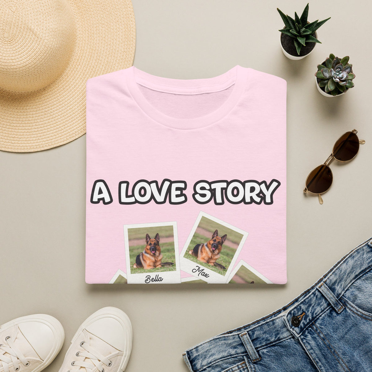 Personalized T Shirt – A Love Story Polaroids – photo 20