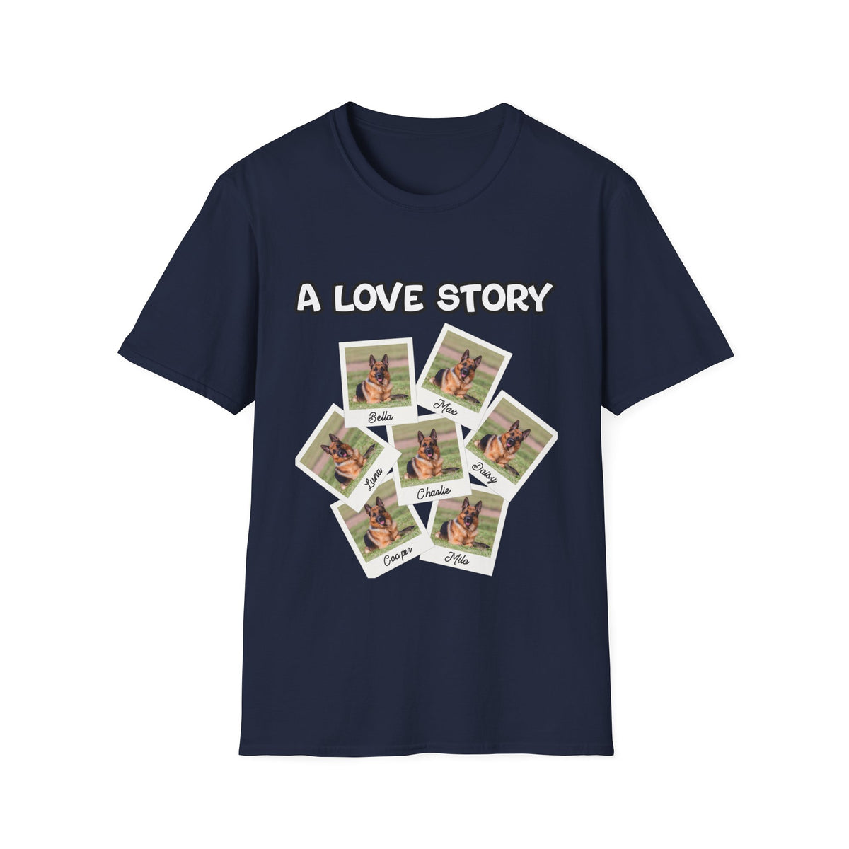 Personalized T Shirt – A Love Story Polaroids – photo 4