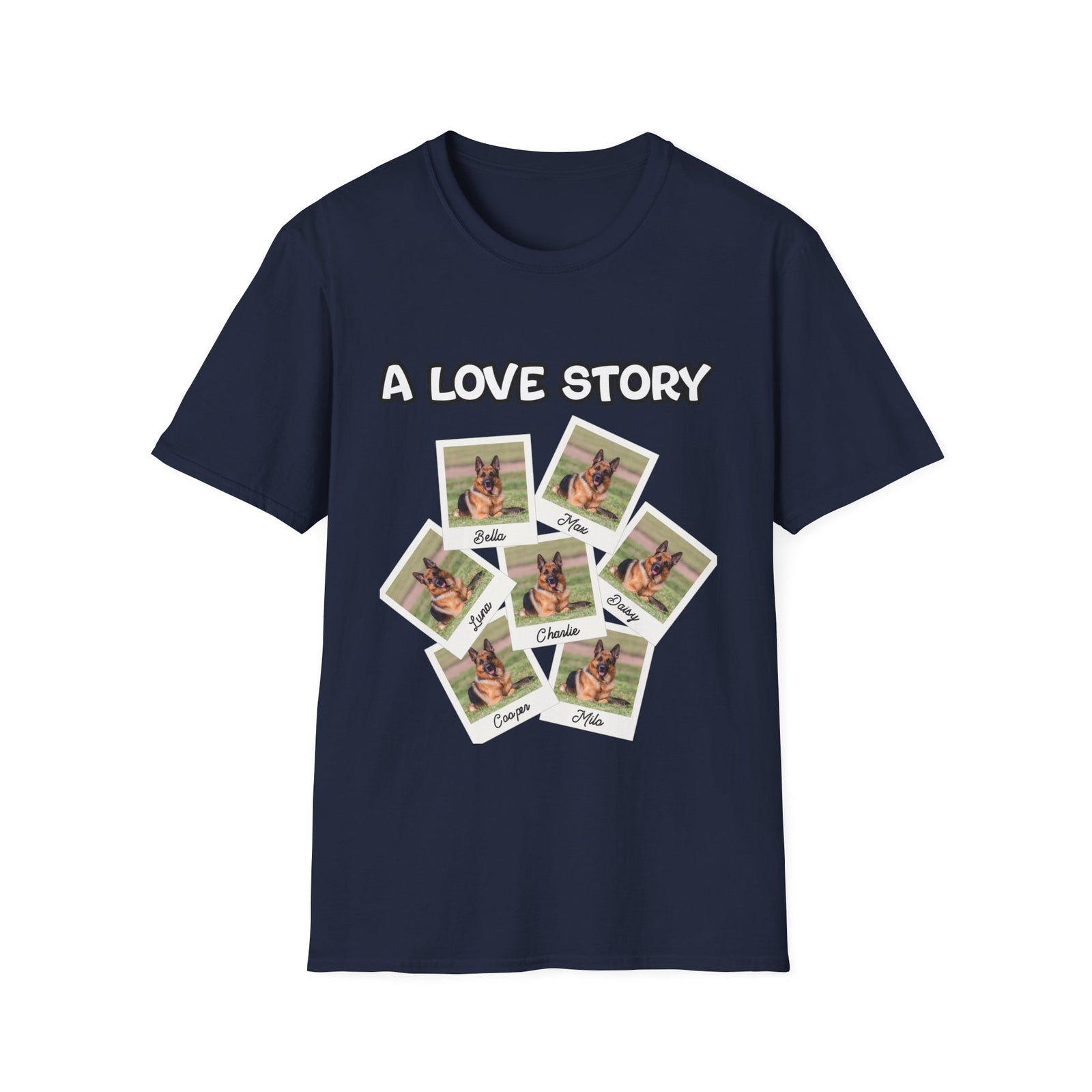 Personalized T Shirt – A Love Story Polaroids – photo 4
