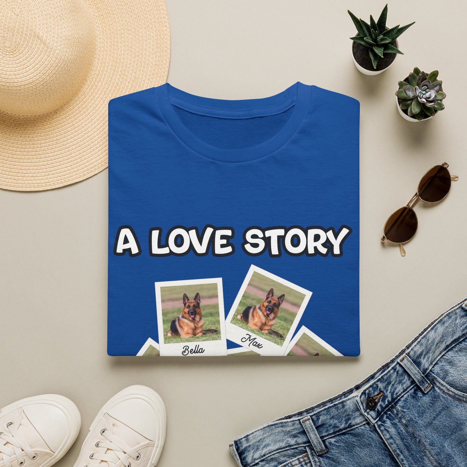 Personalized T Shirt – A Love Story Polaroids – photo 8