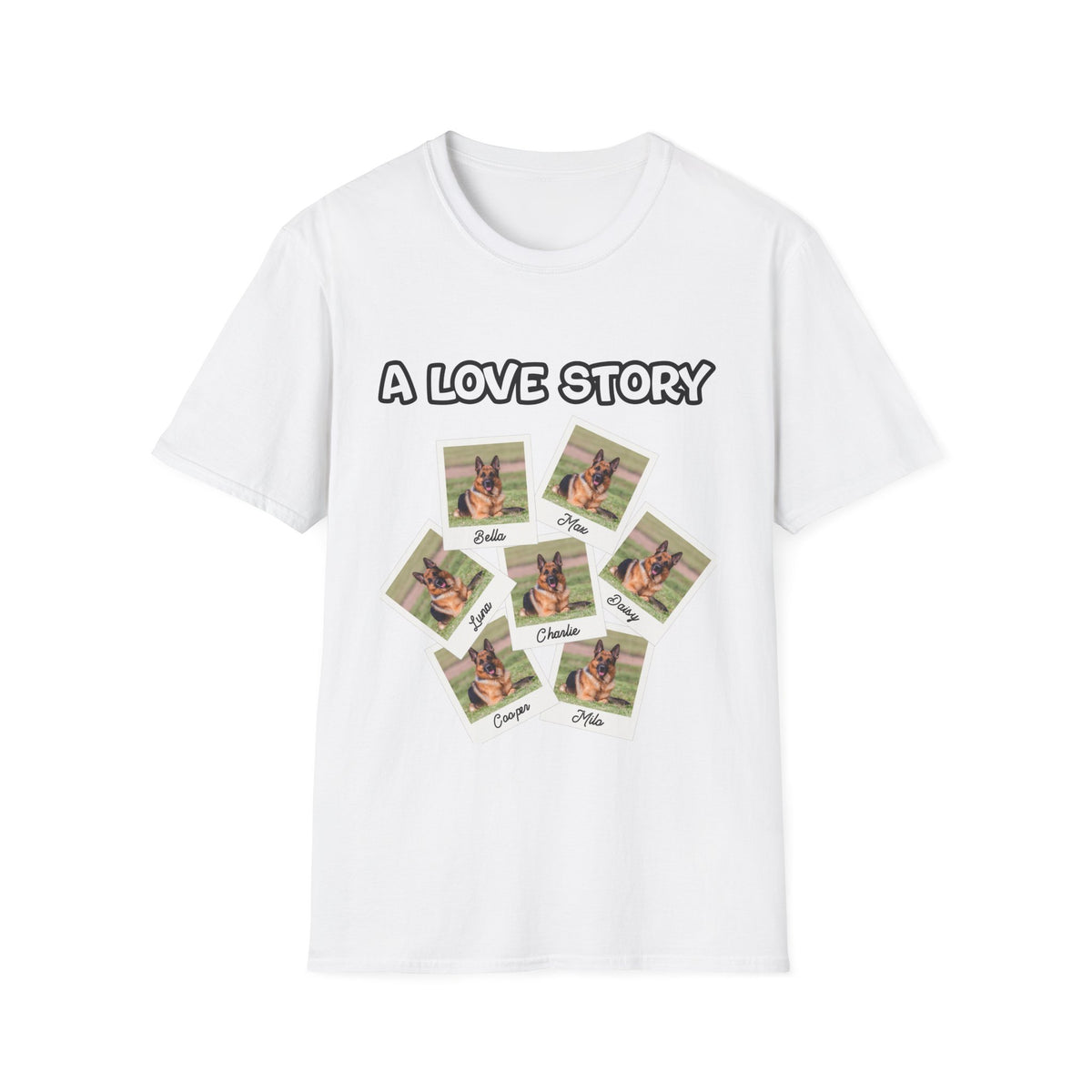 Personalized T Shirt – A Love Story Polaroids – photo 13
