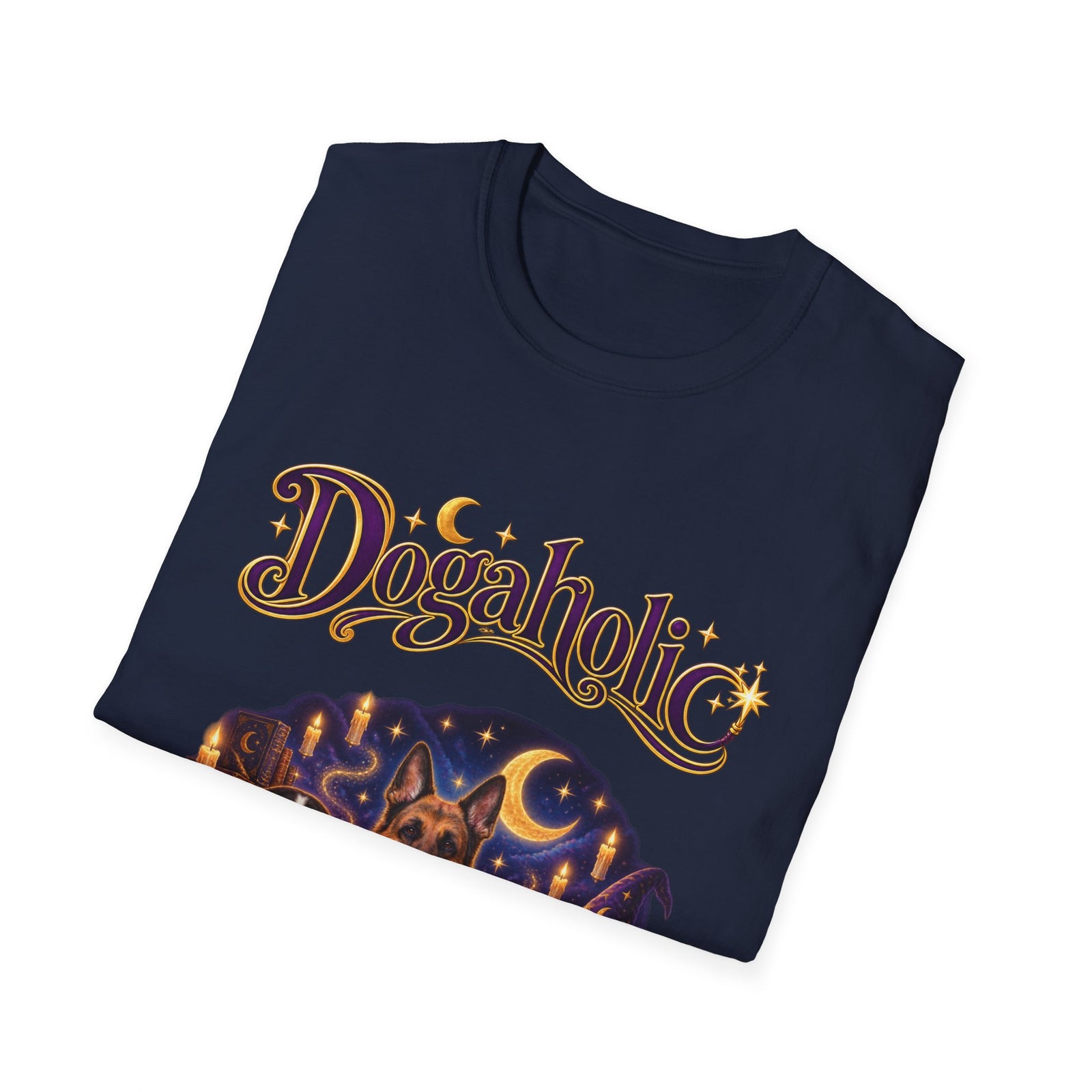 Personalized Graphic Tee – Dogaholic Wizard Dogs – photo 6