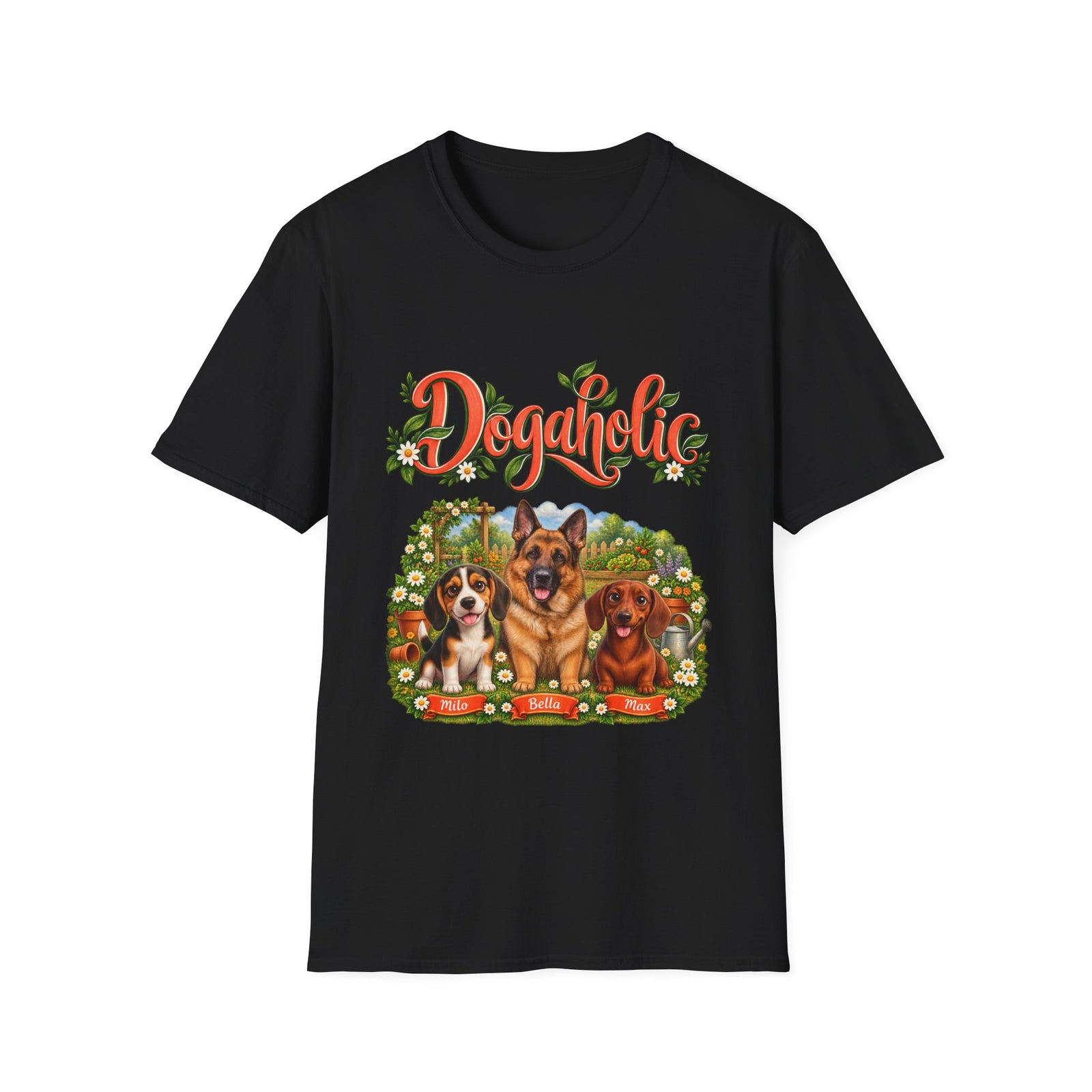 Personalized Graphic Tee – Dogaholic Garden – Foto 16