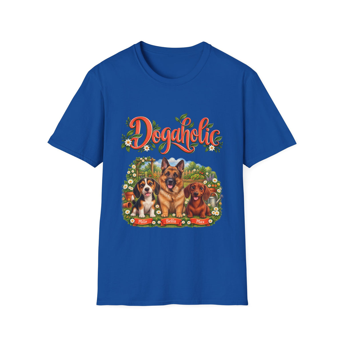 Personalized Graphic Tee – Dogaholic Garden – Foto 7
