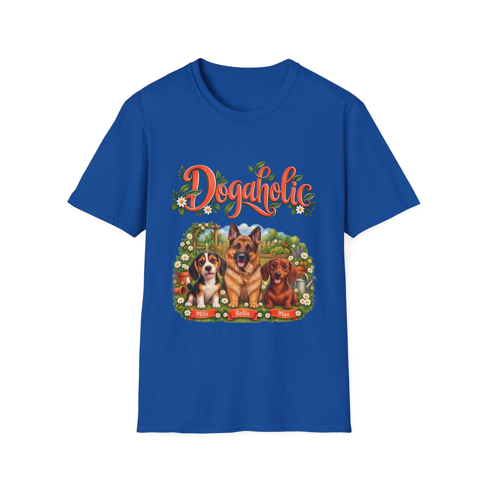 Personalized Graphic Tee – Dogaholic Garden – Foto 7