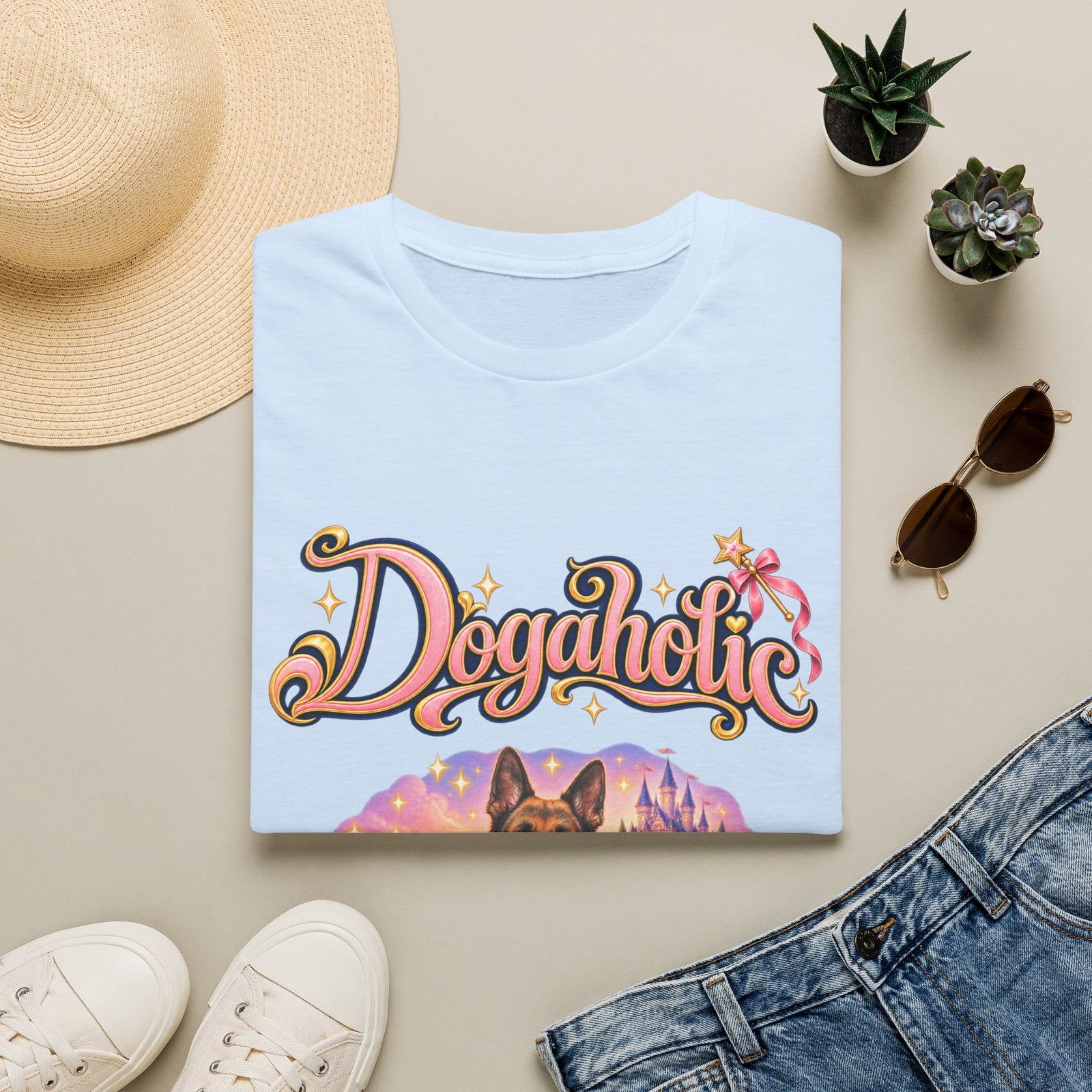 Personalized Graphic Tee – Dogaholic Fairy Tale – photo 2
