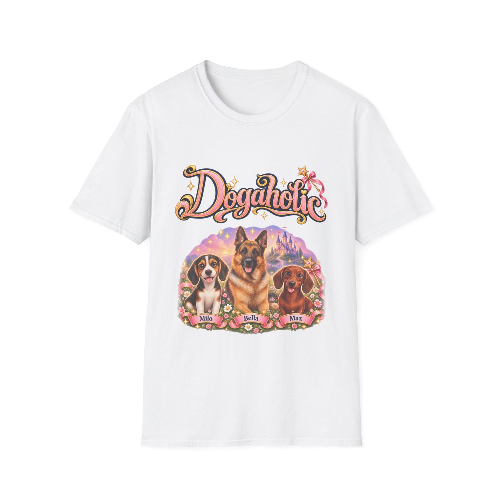 Personalized Graphic Tee – Dogaholic Fairy Tale – photo 13