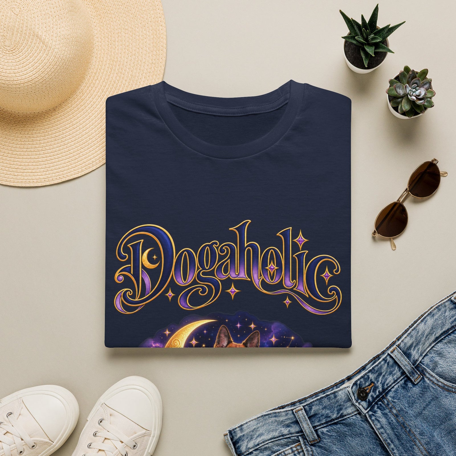 Personalized Graphic Tee – Dogaholic Celestial Dogs – Foto 5