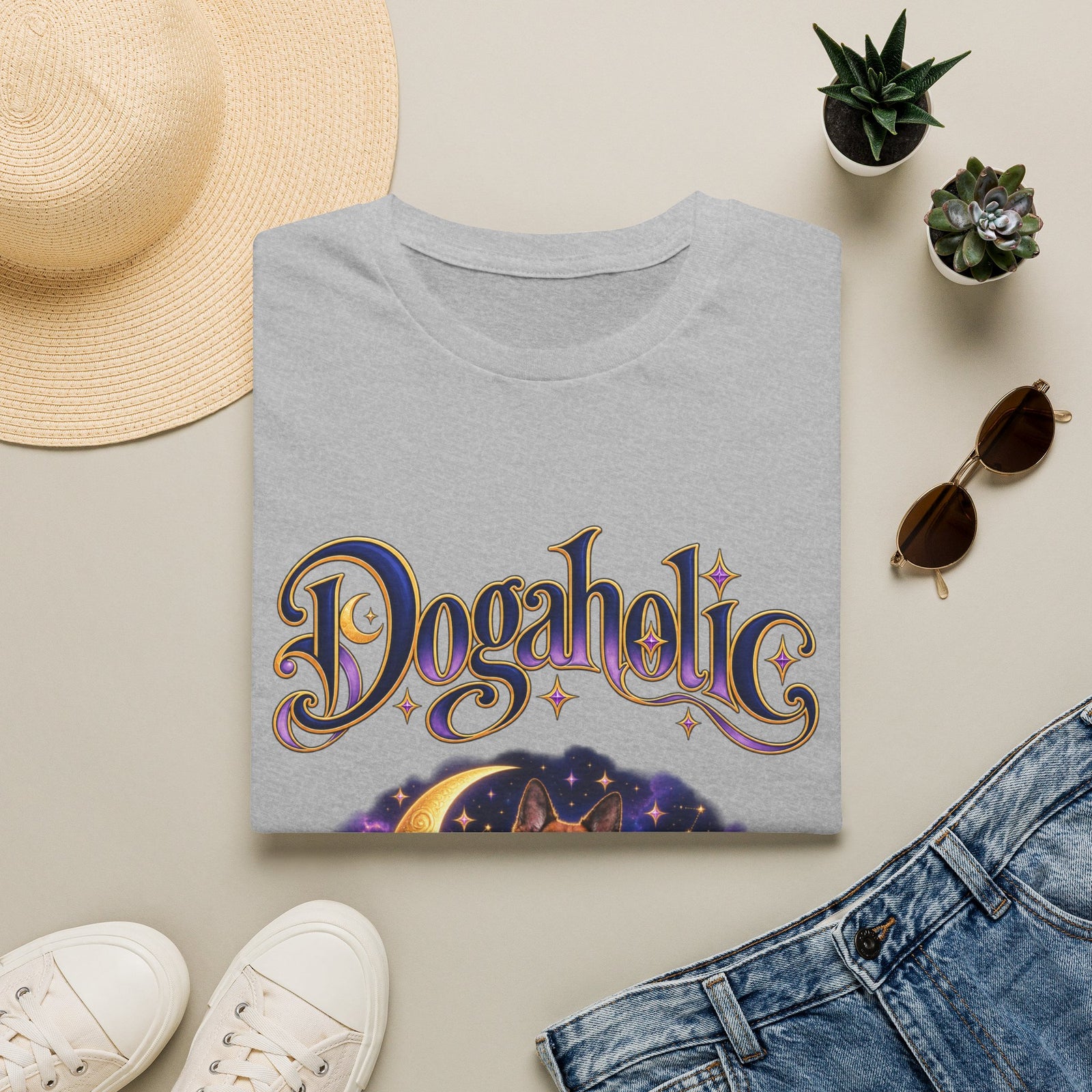 Personalized Graphic Tee – Dogaholic Celestial Dogs – Foto 11