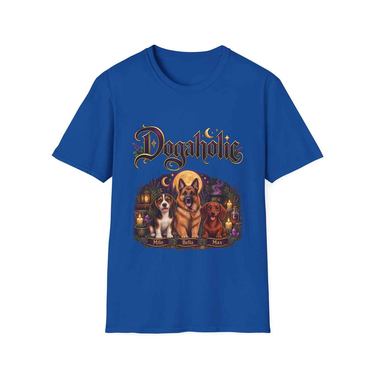 Personalized Graphic Tee – Witchy Dogaholic – photo 7