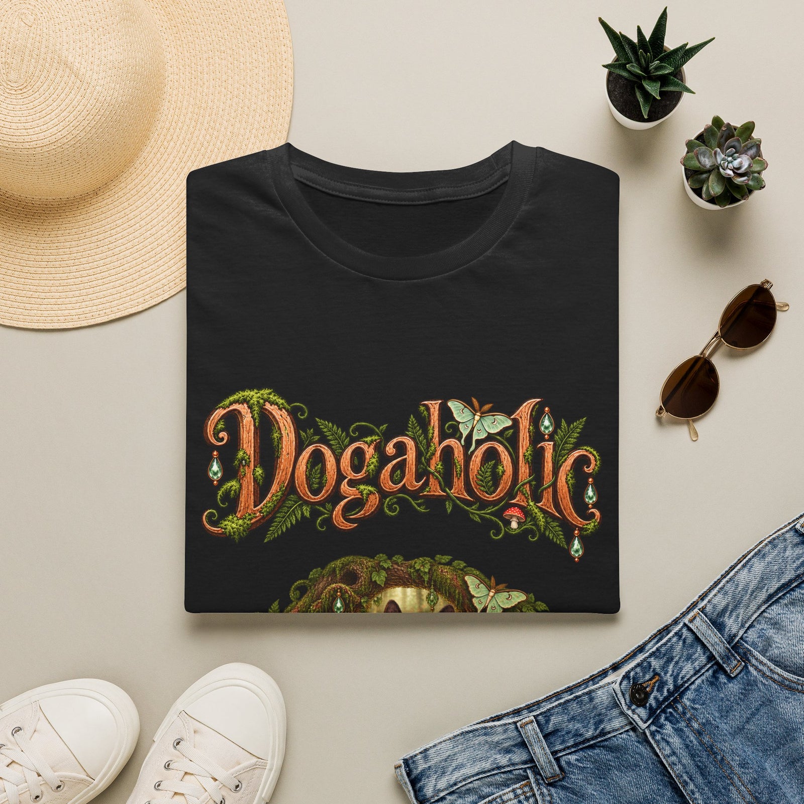 Personalized Graphic Tee – Dogaholic Enchanted Forest – Foto 17